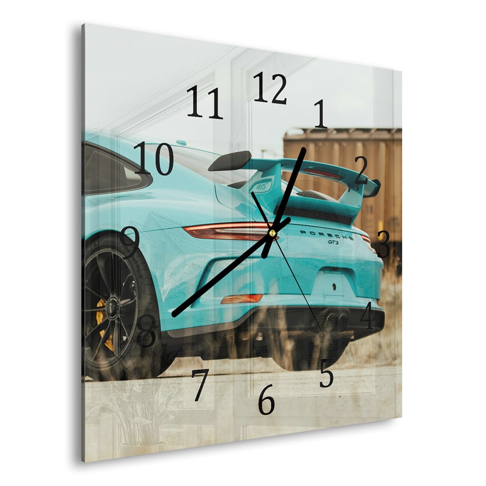 Wanduhr 30x30 - Porsche GT3
