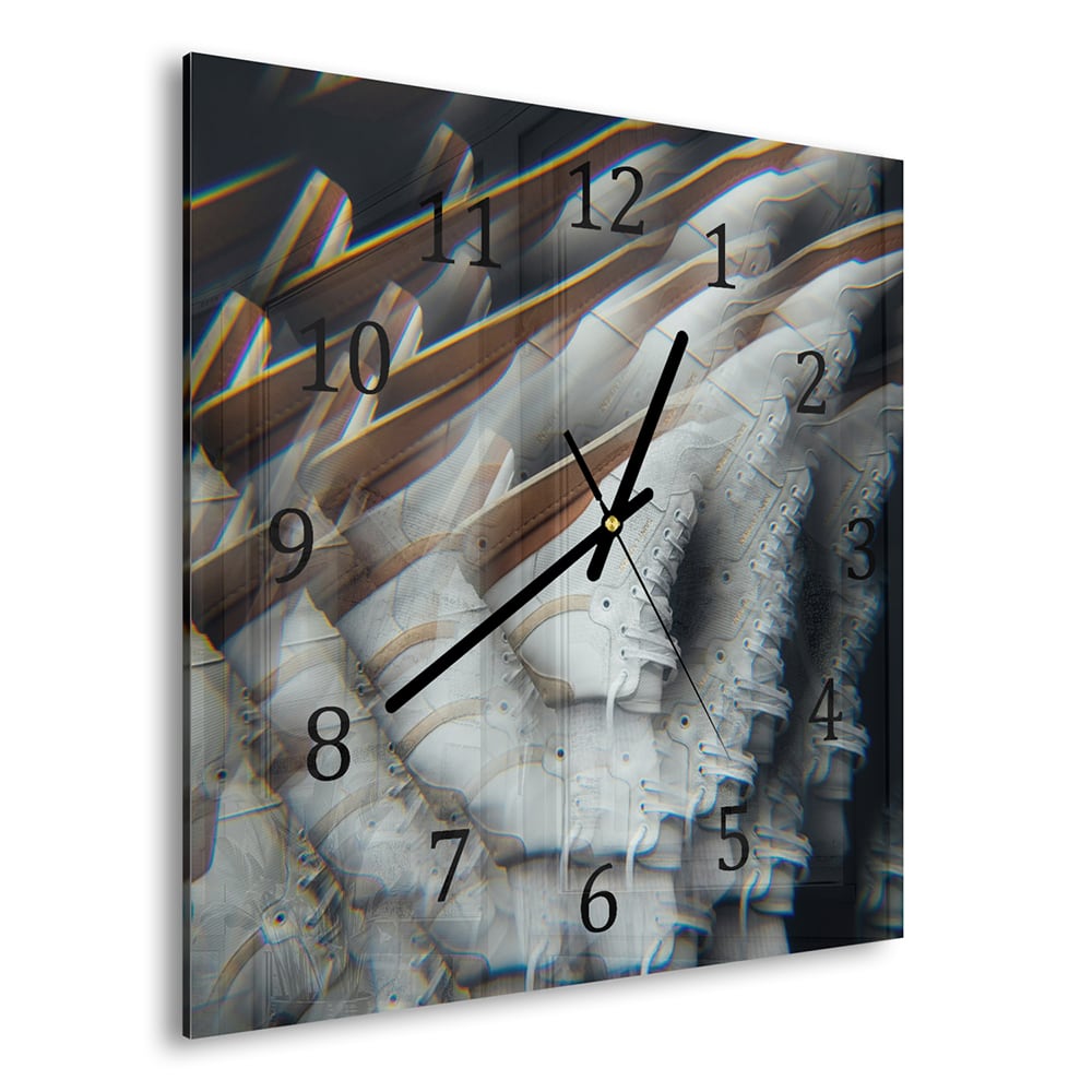 Wanduhr 30x30 - Saint Laurent