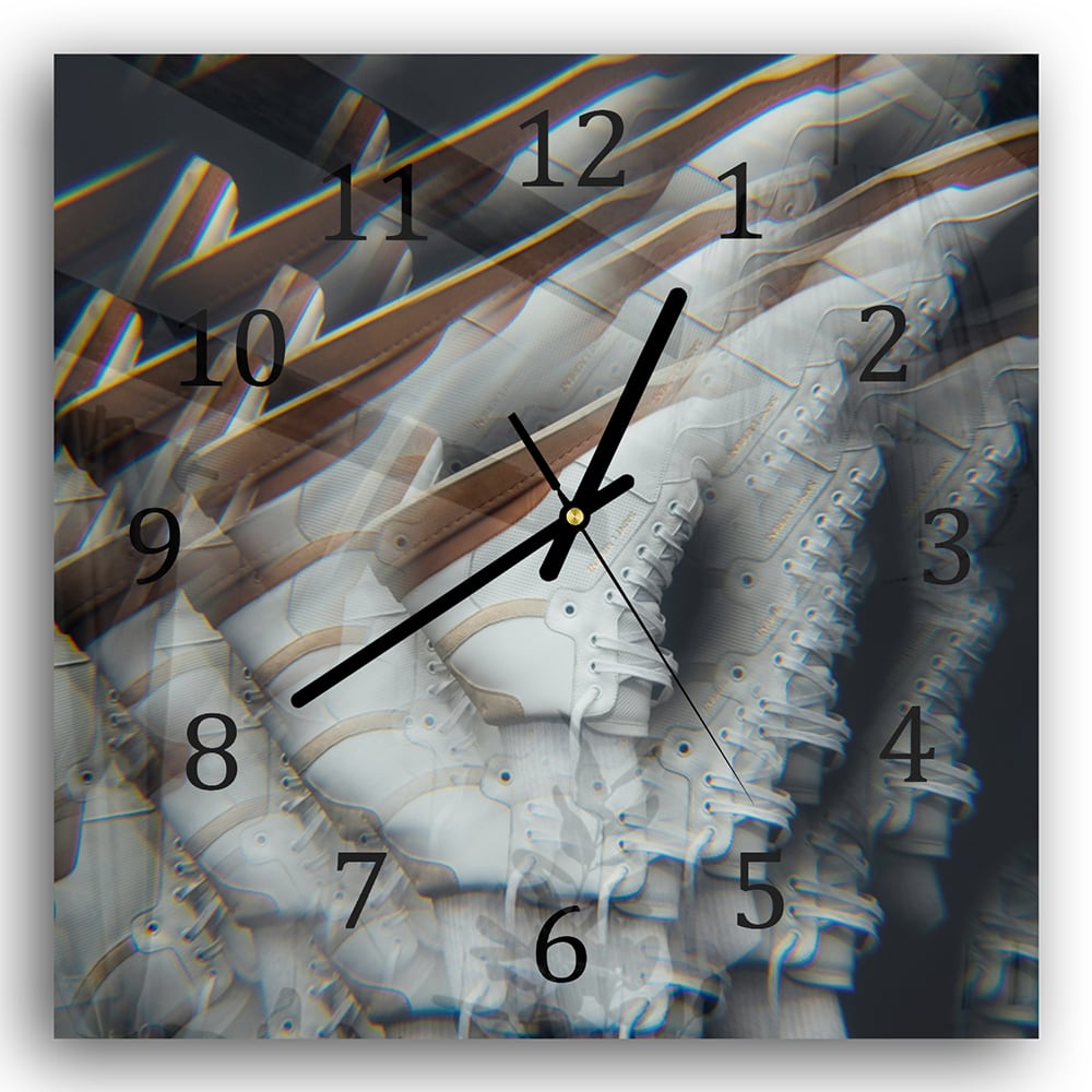 Wanduhr 30x30 - Saint Laurent