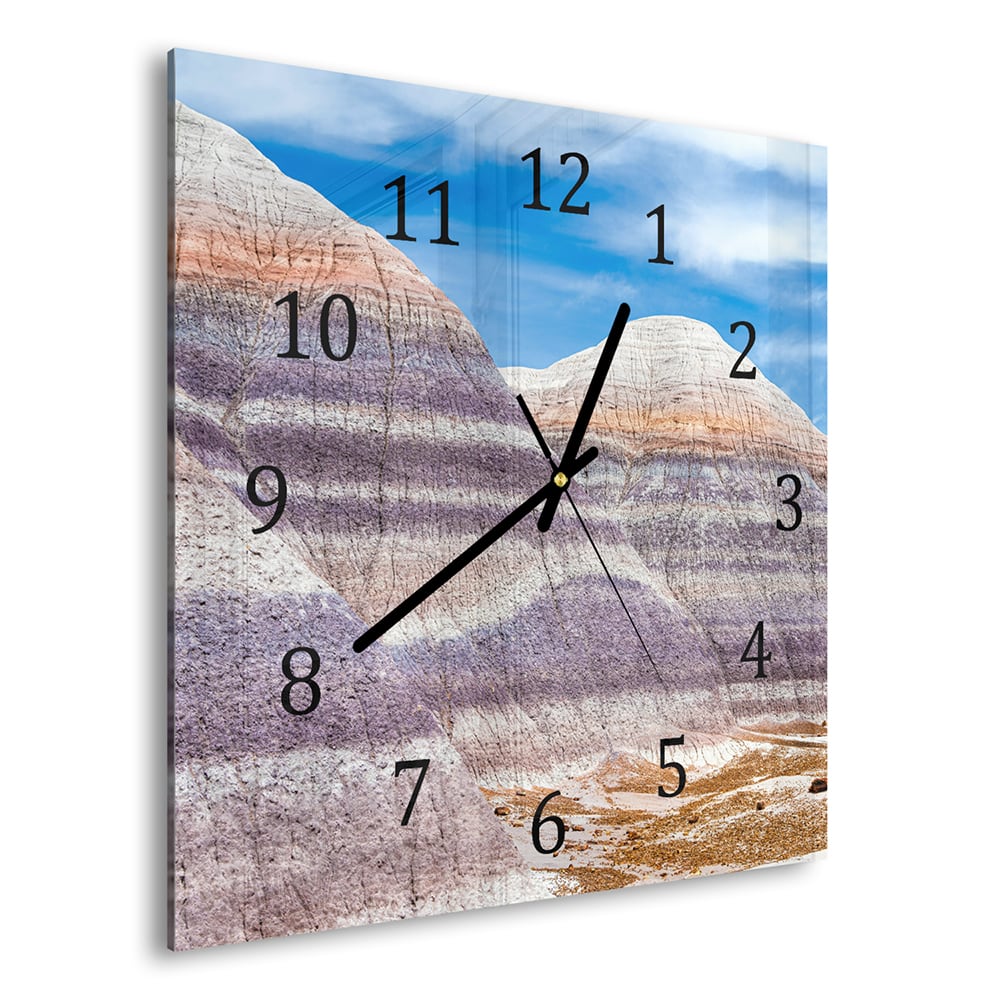 Wanduhr 30x30 - Yellowstone-Nationalpark