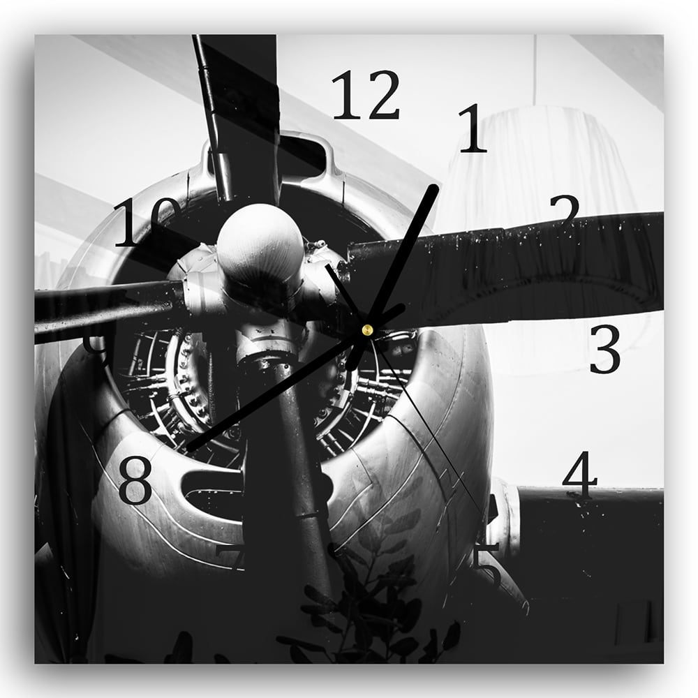 Wanduhr 30x30 - Radialmotor