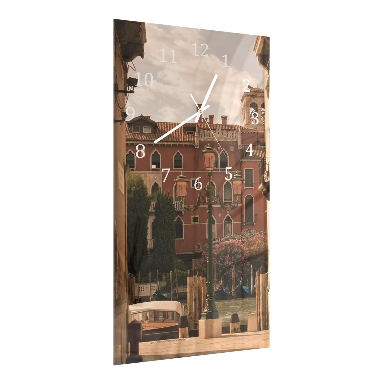Wanduhr 30x60 - Straße von Venedig