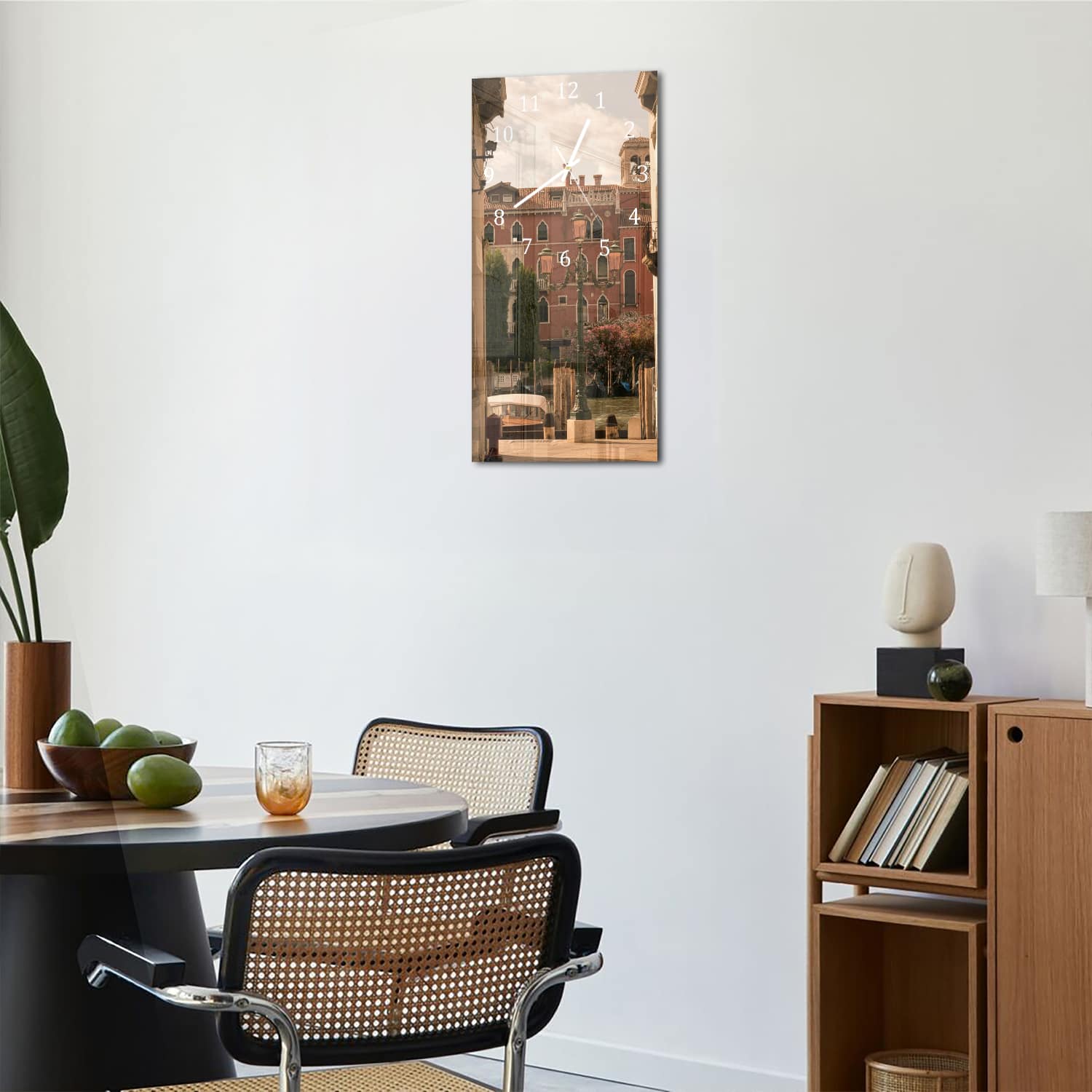 Wanduhr 30x60 - Straße von Venedig