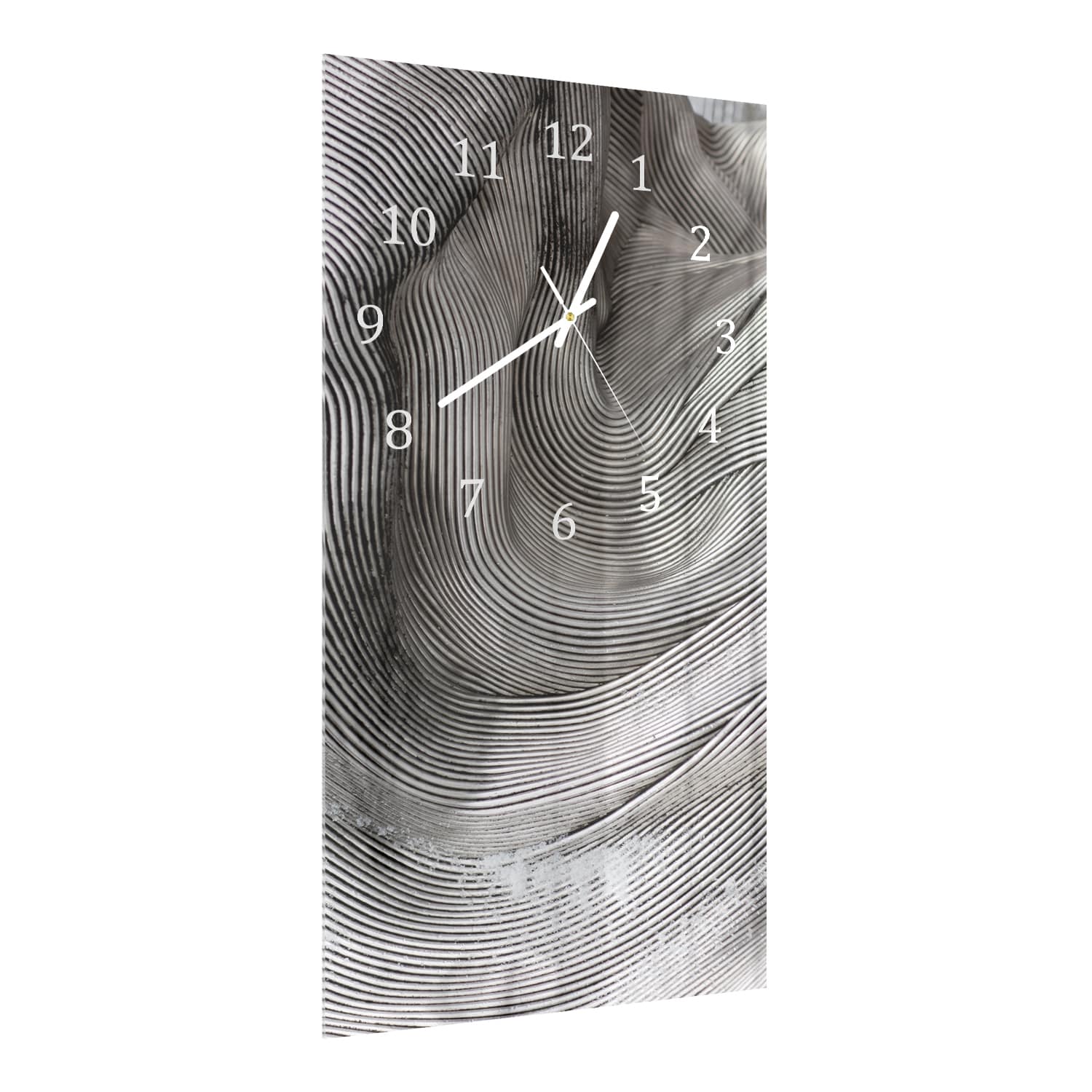 Wanduhr 30x60 - Gebogenes Eisen