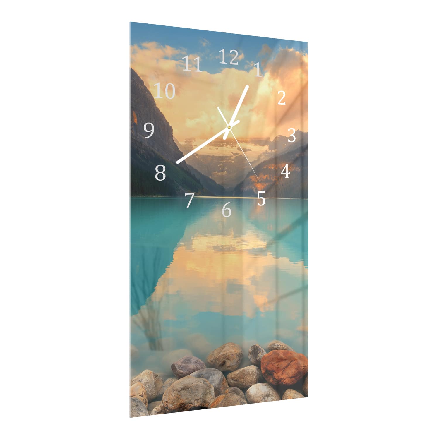 Wanduhr 30x60 - Nationalpark Banff