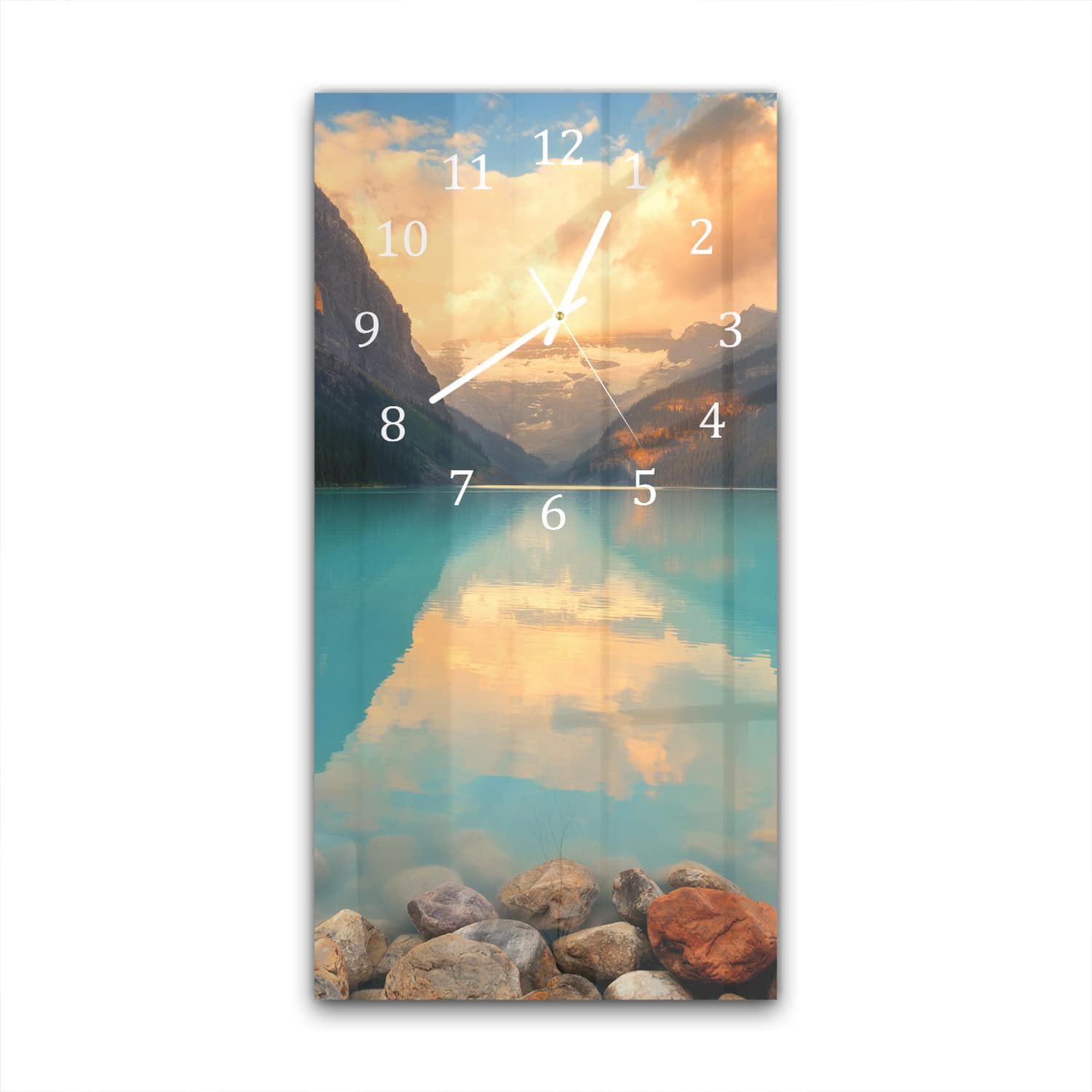 Wanduhr 30x60 - Nationalpark Banff