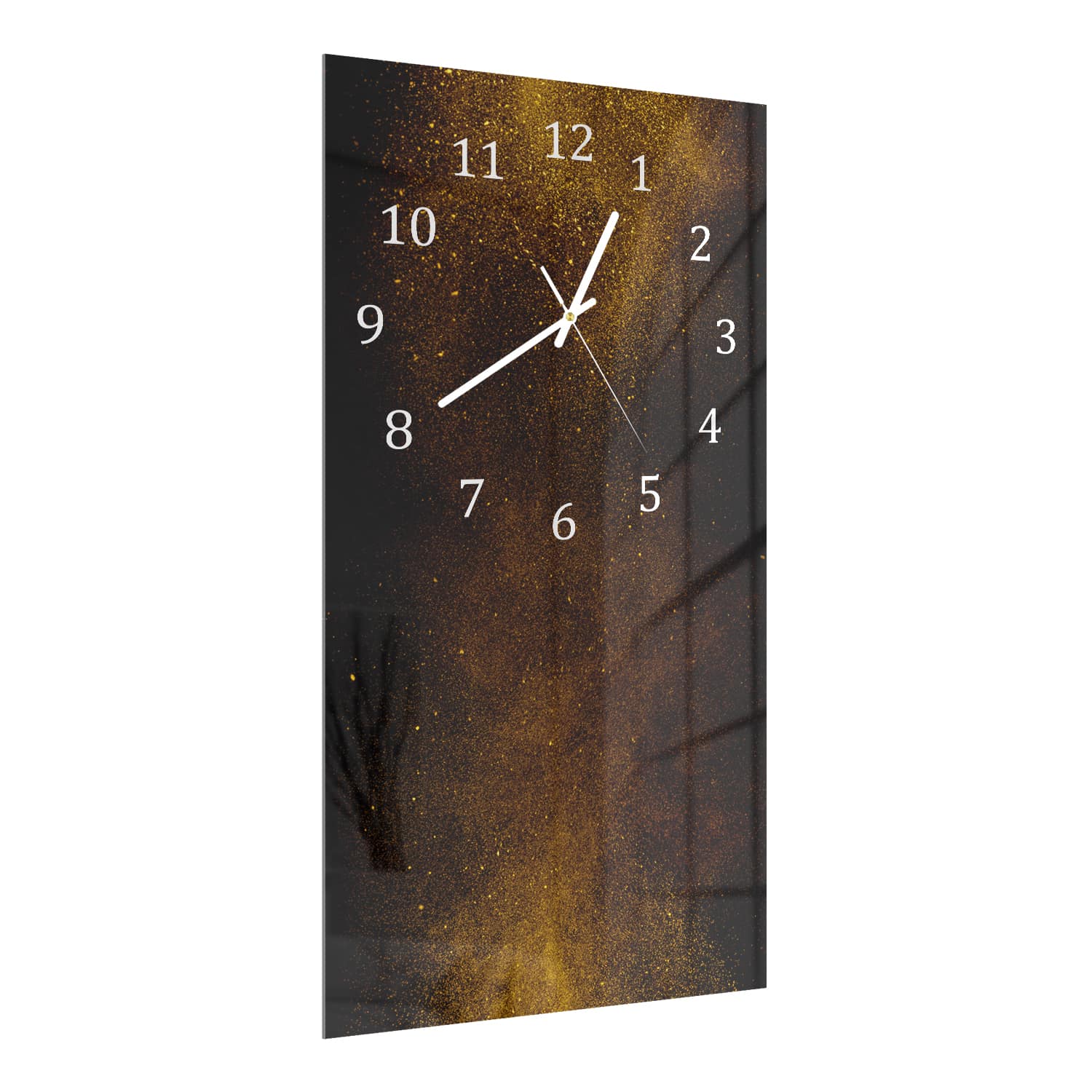 Wanduhr 30x60 - Goldstaubexplosion