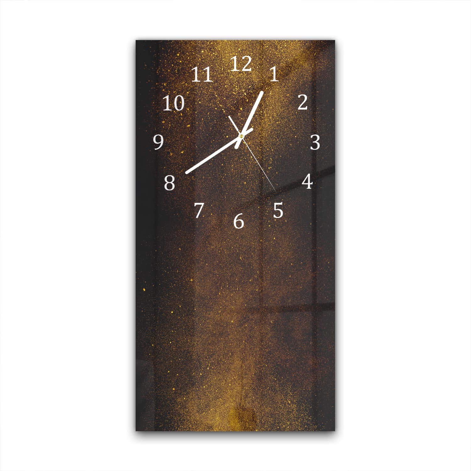 Wanduhr 30x60 - Goldstaubexplosion