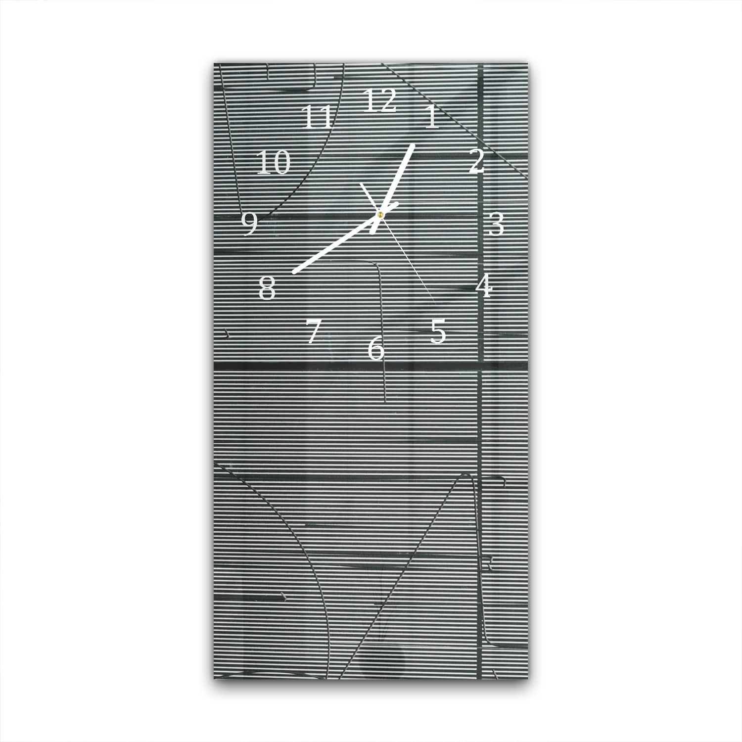Wanduhr 30x60 - Linien der Struktur