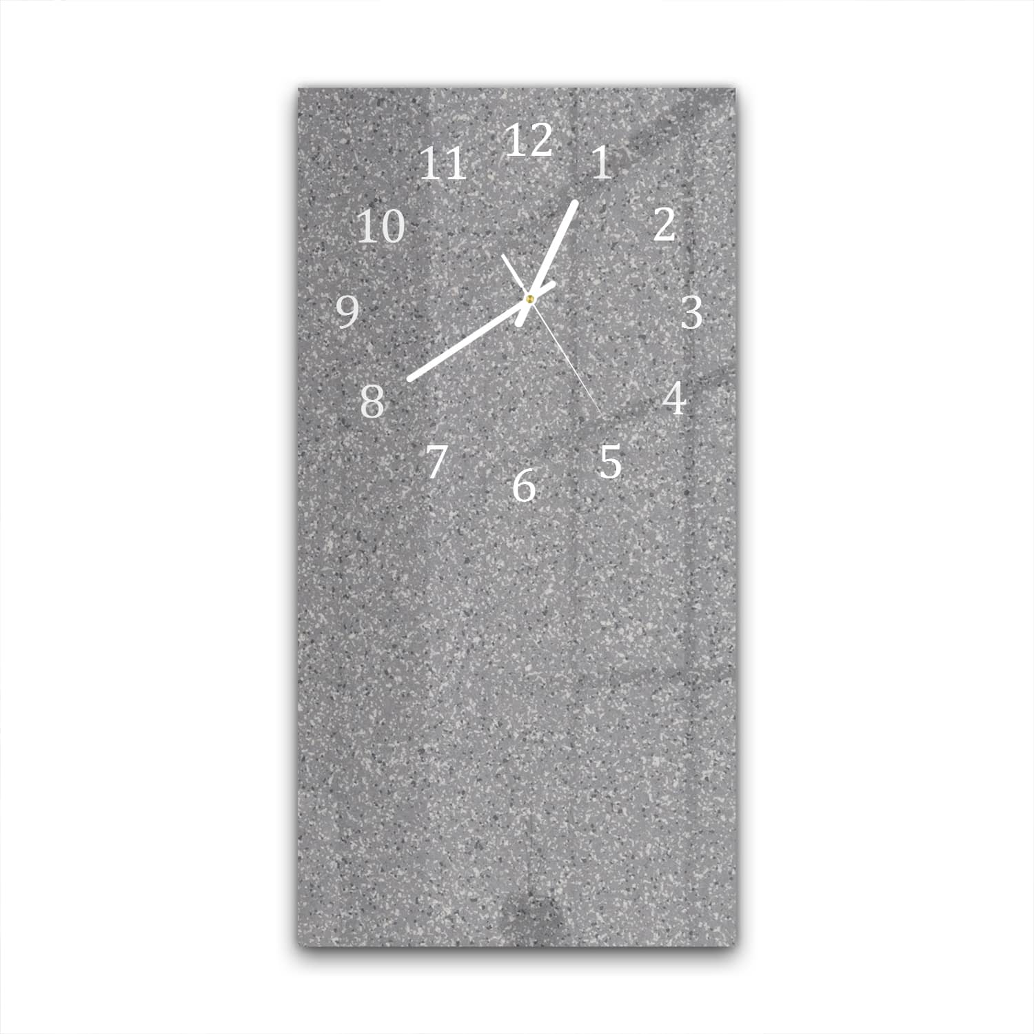 Wanduhr 30x60 - Grauer Granit