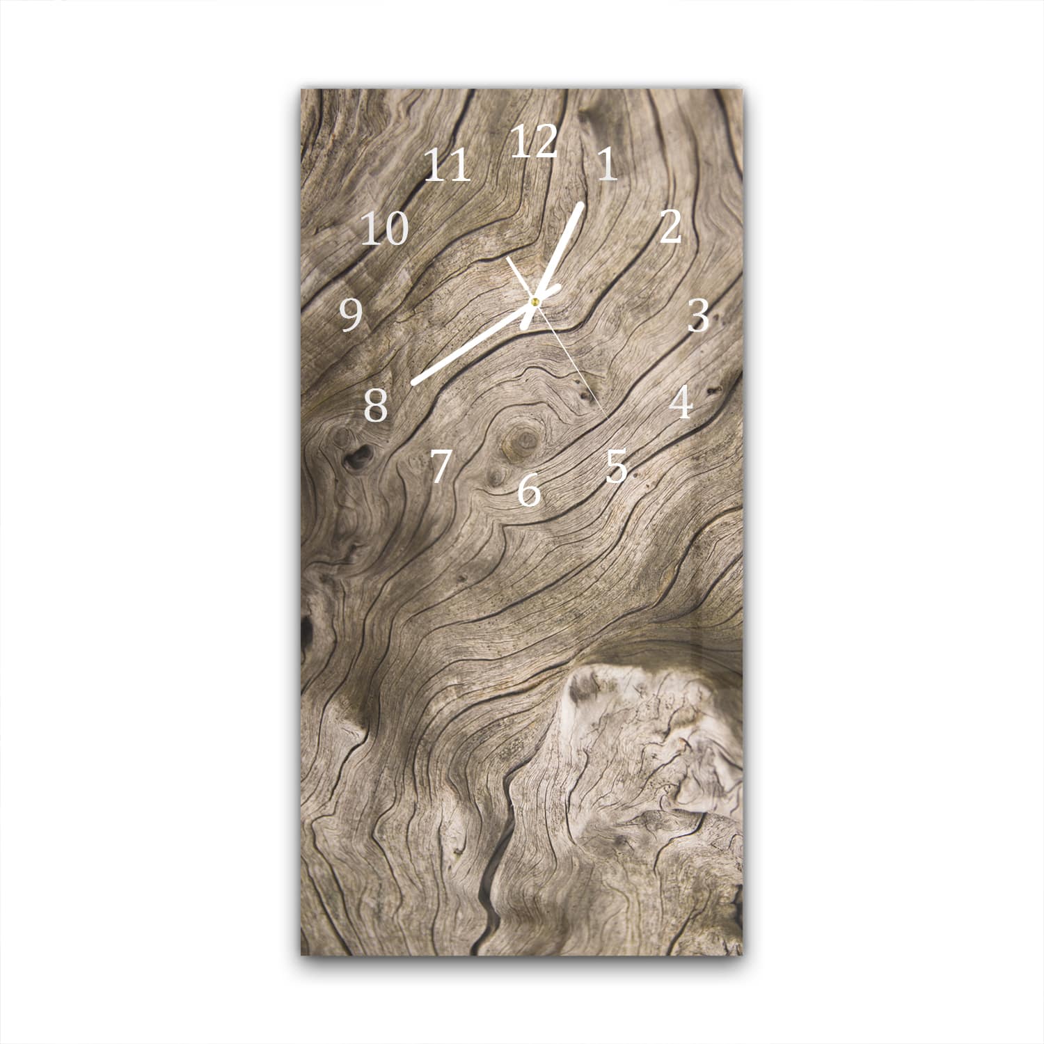 Wanduhr 30x60 - Treibholz