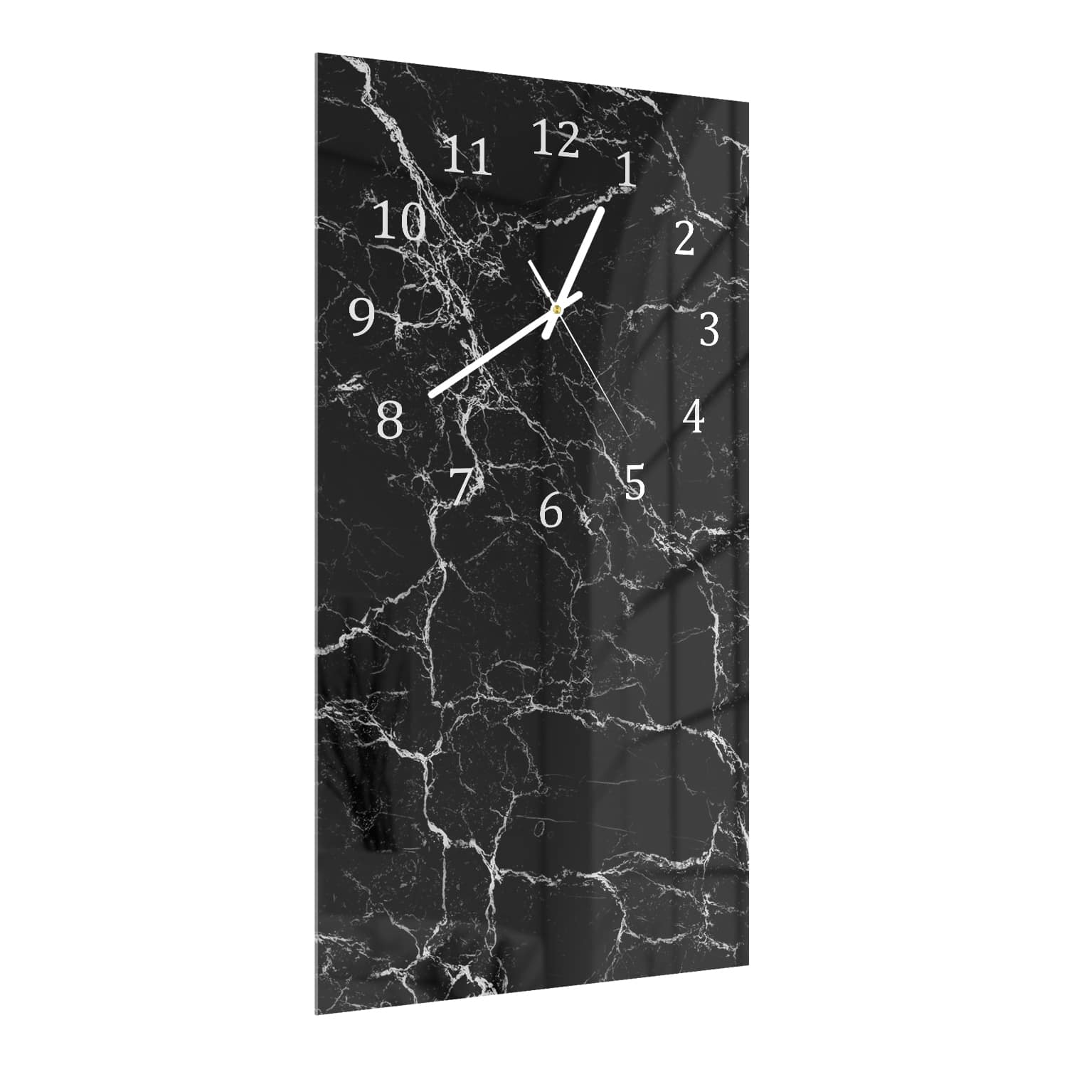 Wanduhr 30x60 - Nachtmarmor