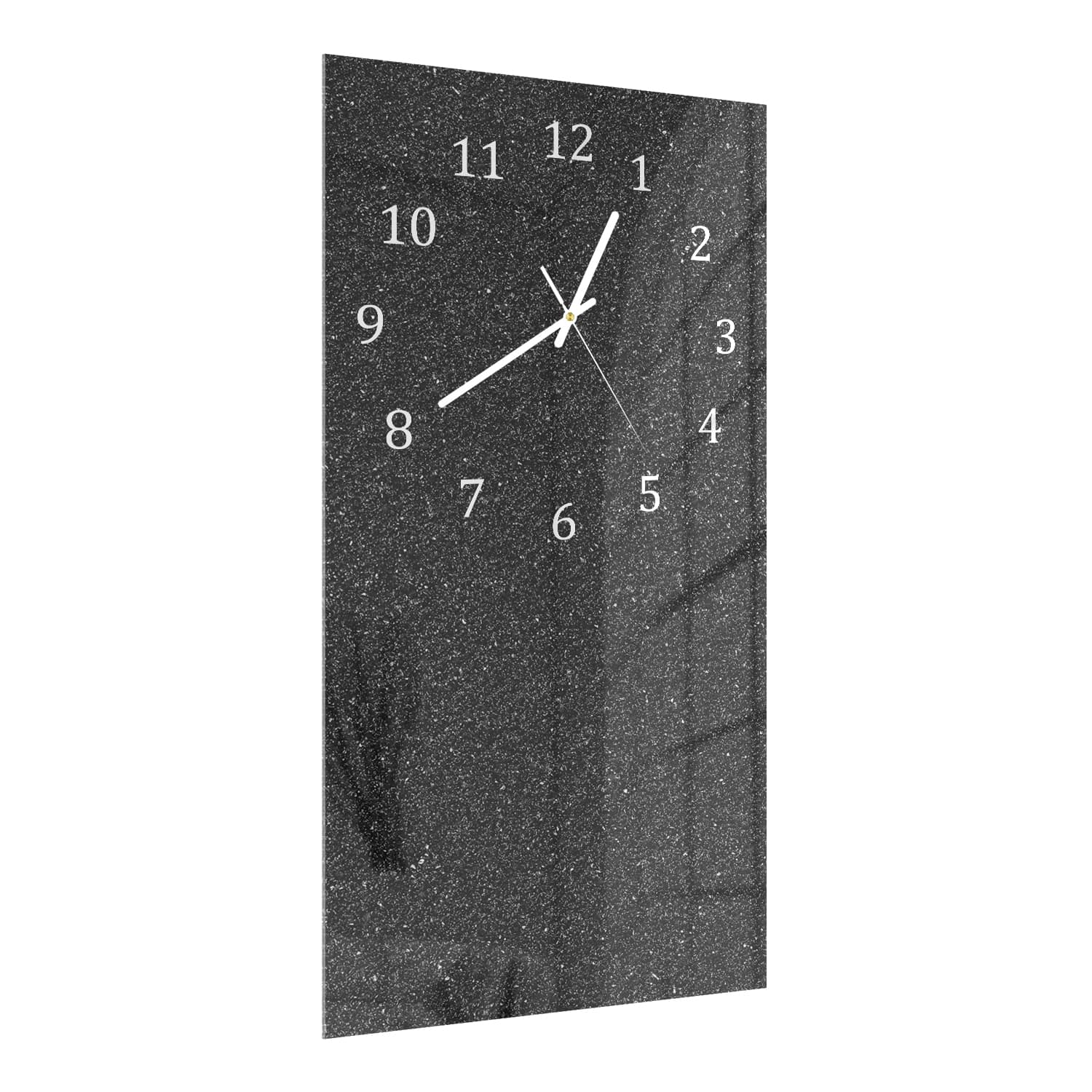Wanduhr 30x60 - Asphalt-Textur
