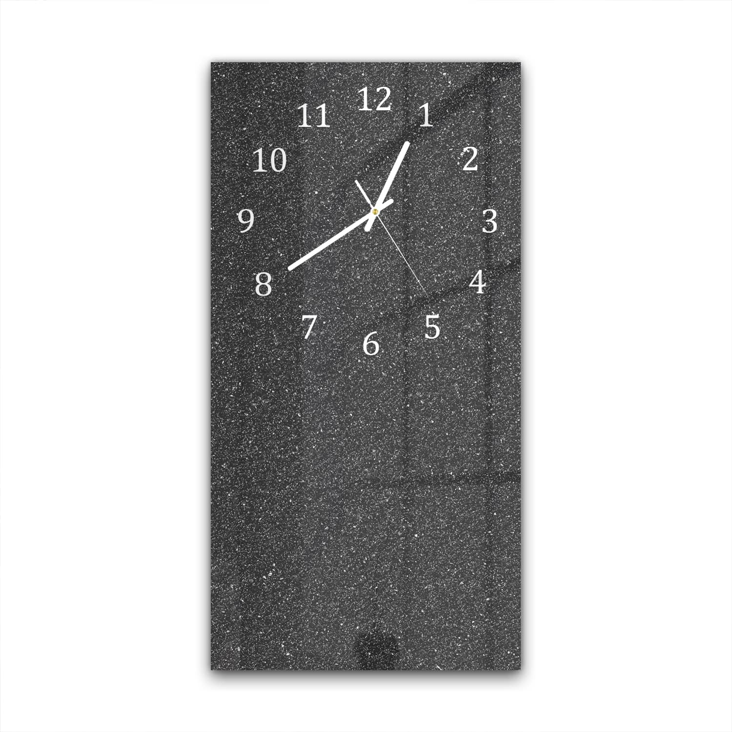 Wanduhr 30x60 - Asphalt-Textur