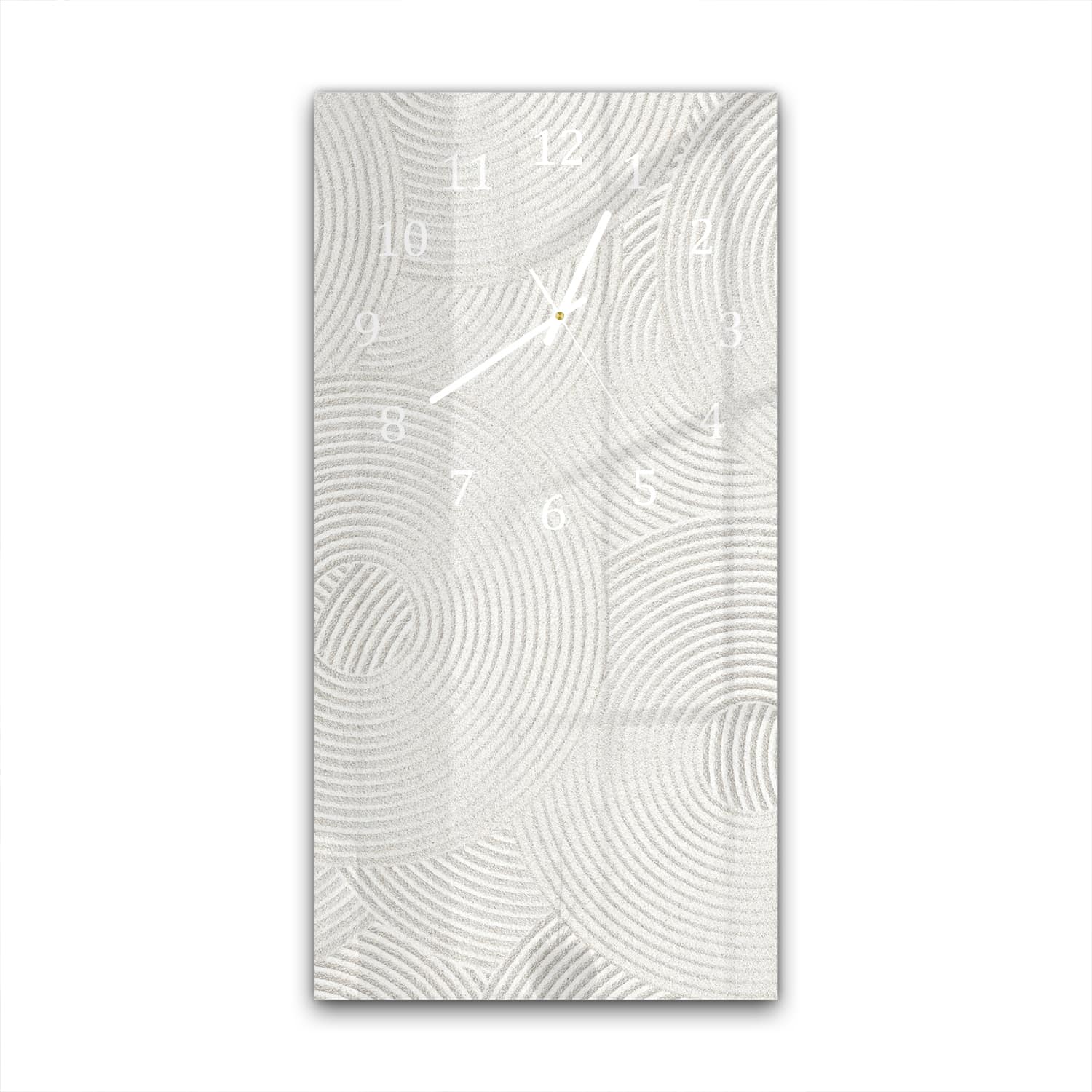 Wanduhr 30x60 - Zen-Muster