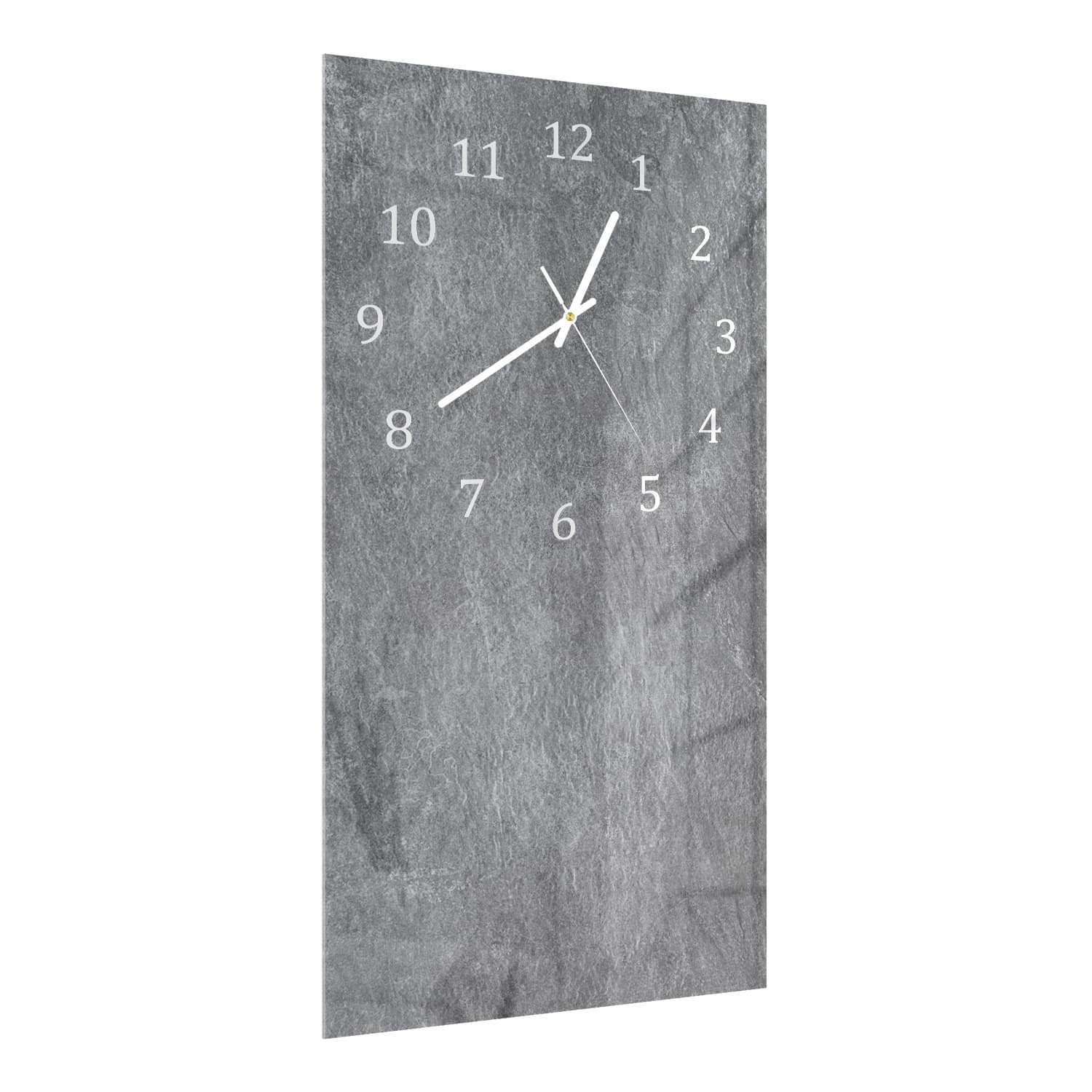 Wanduhr 30x60 - Natürlicher grauer Granit
