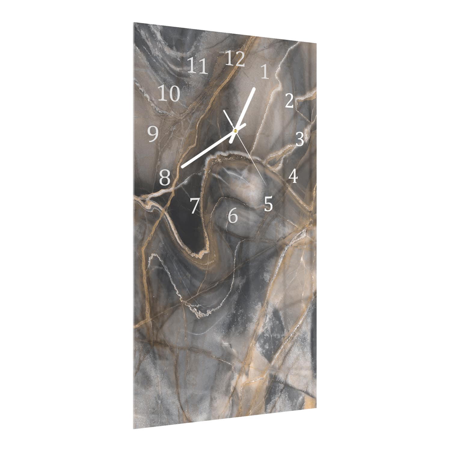 Wanduhr 30x60 - Antiker Marmor