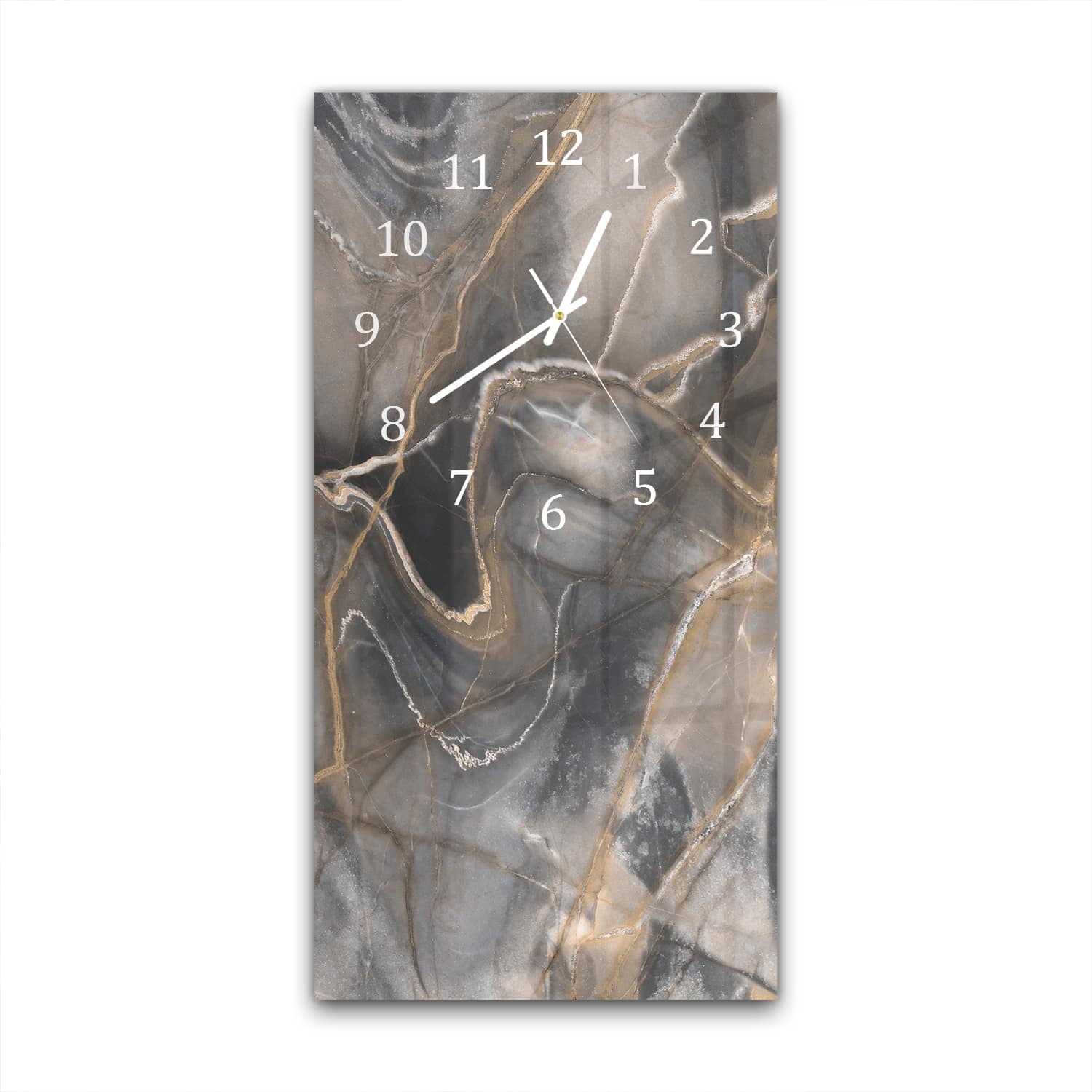 Wanduhr 30x60 - Antiker Marmor