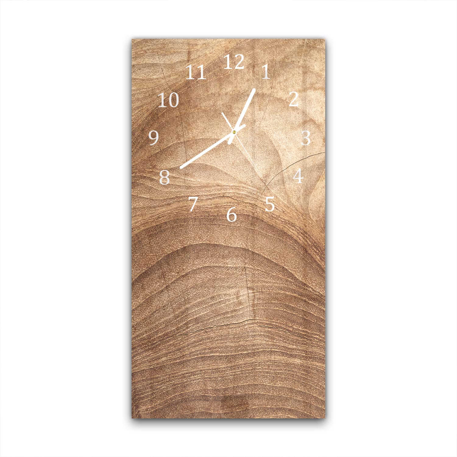 Wanduhr 30x60 - Holztextur