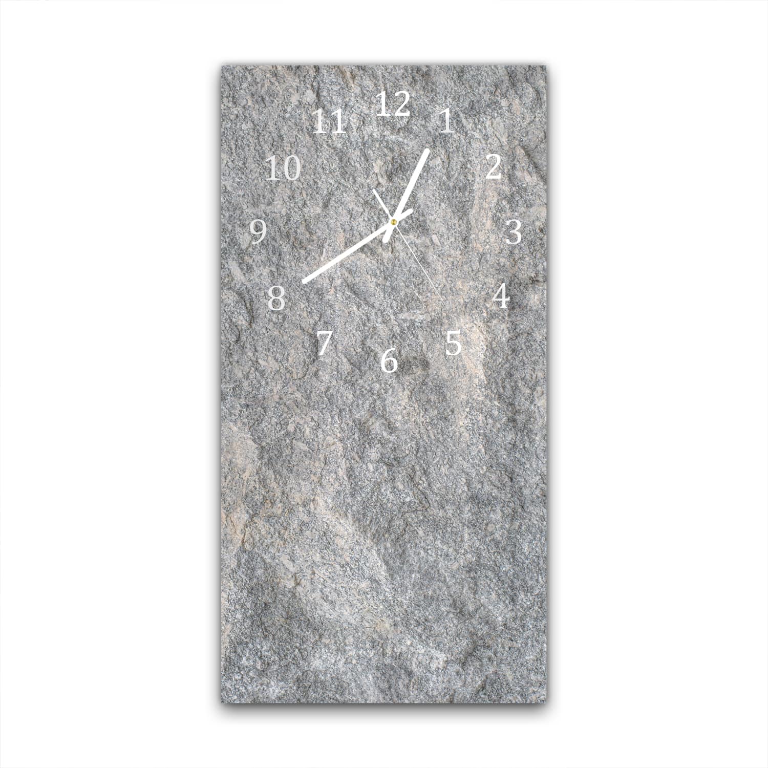 Wanduhr 30x60 - Granit-Steintextur
