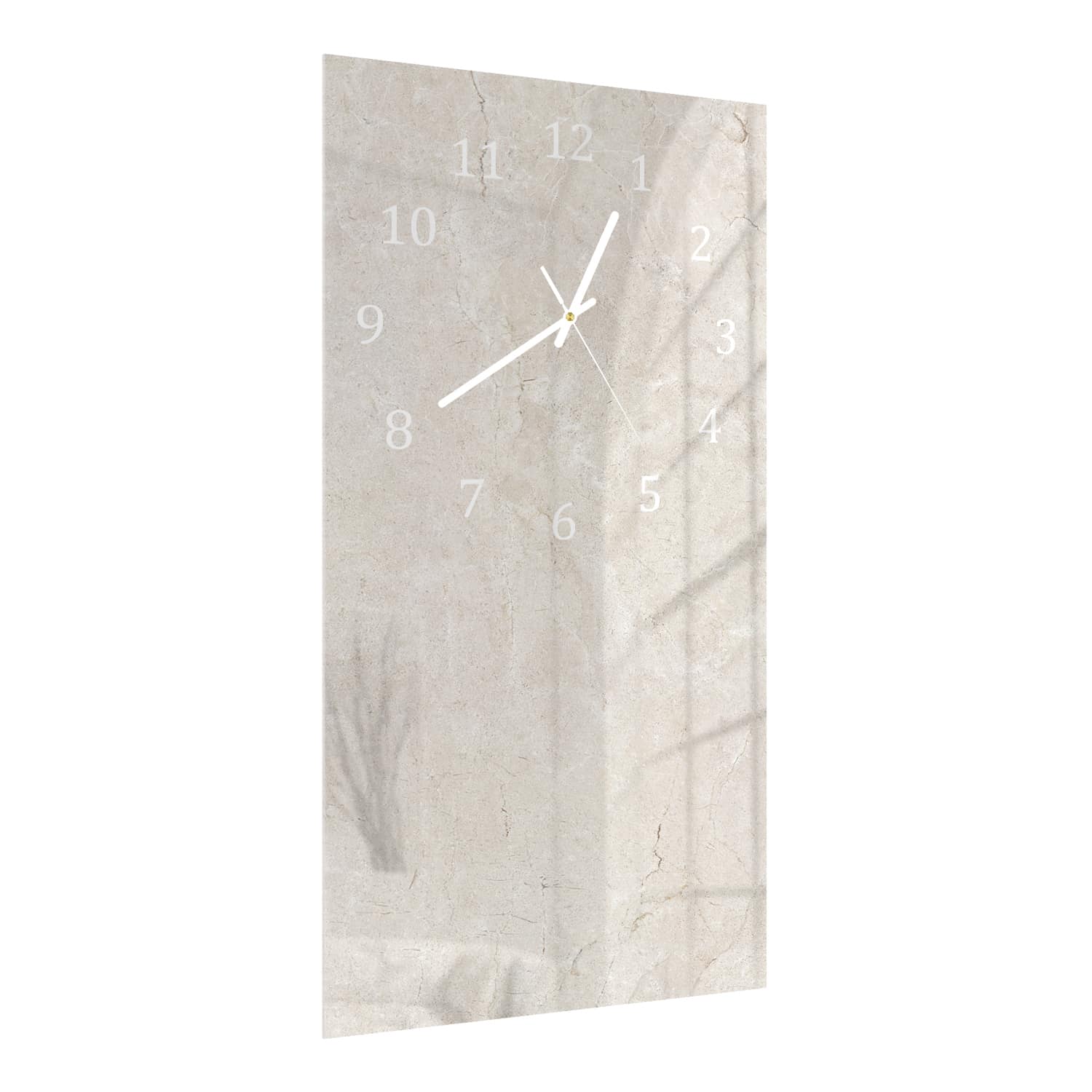 Wanduhr 30x60 - Marmor-Textur