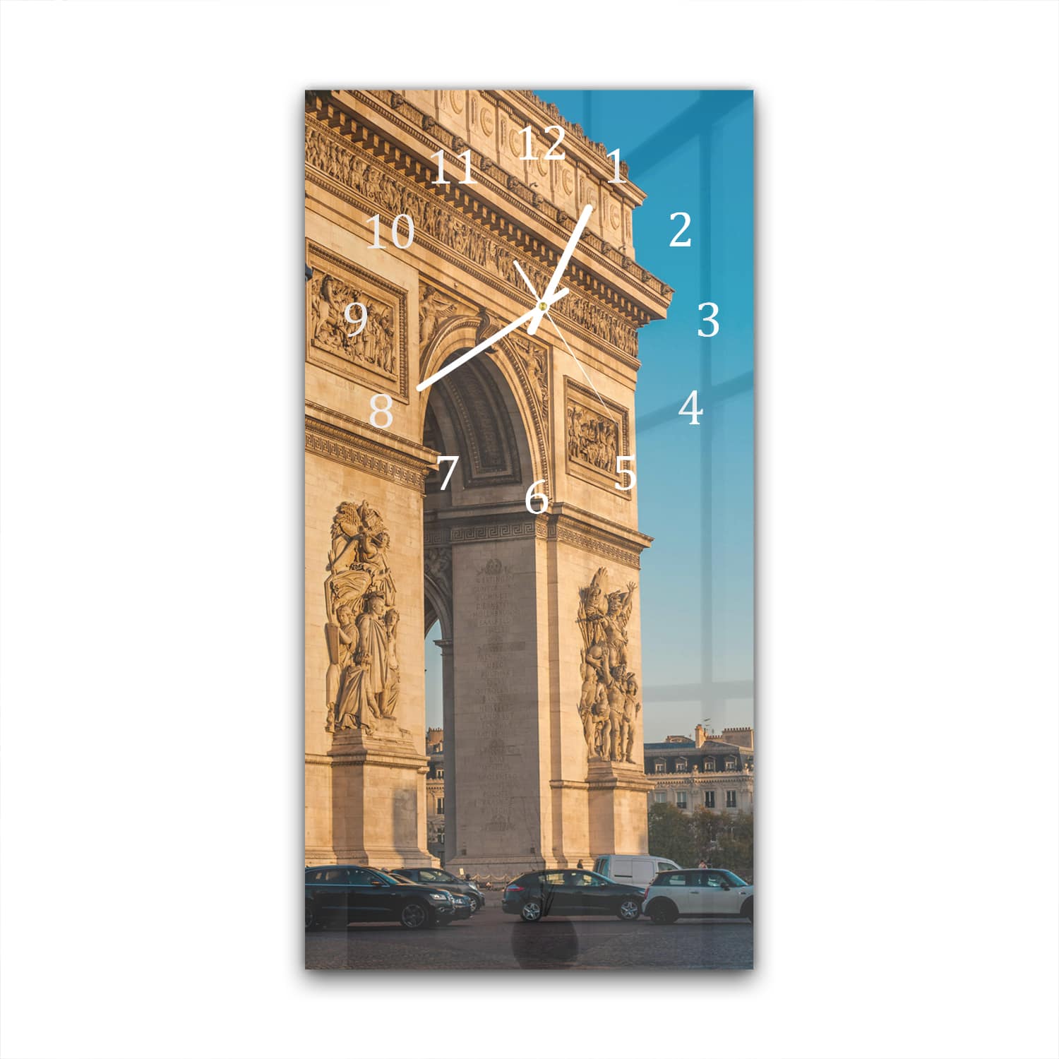 Wanduhr 30x60 - Arc de Triomphe