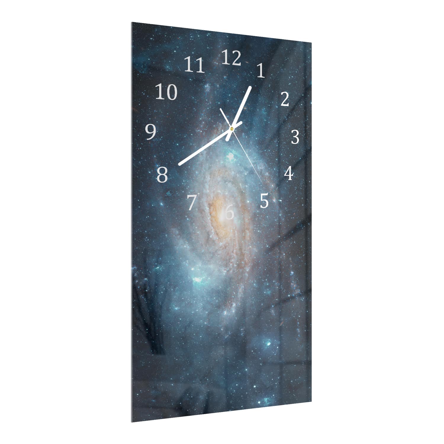 Wanduhr 30x60 - Spiralgalaxie