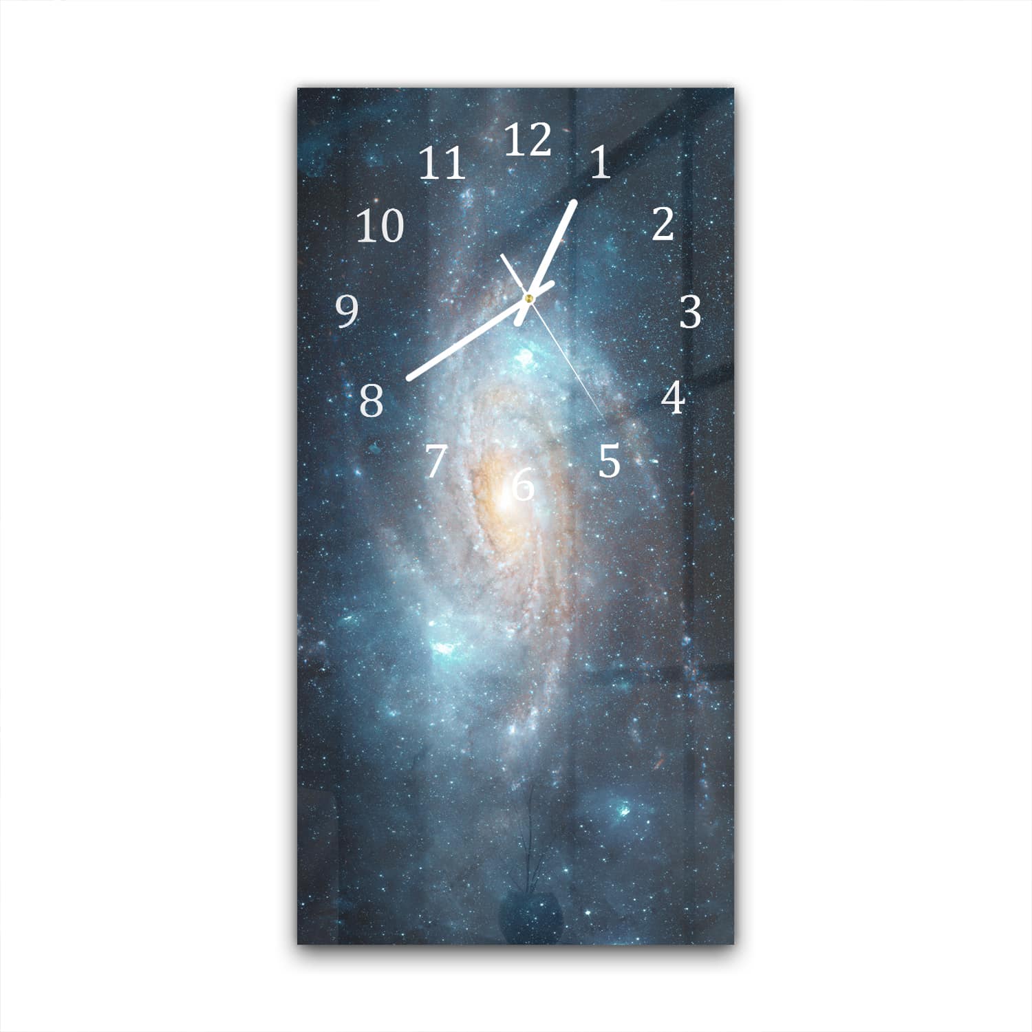 Wanduhr 30x60 - Spiralgalaxie