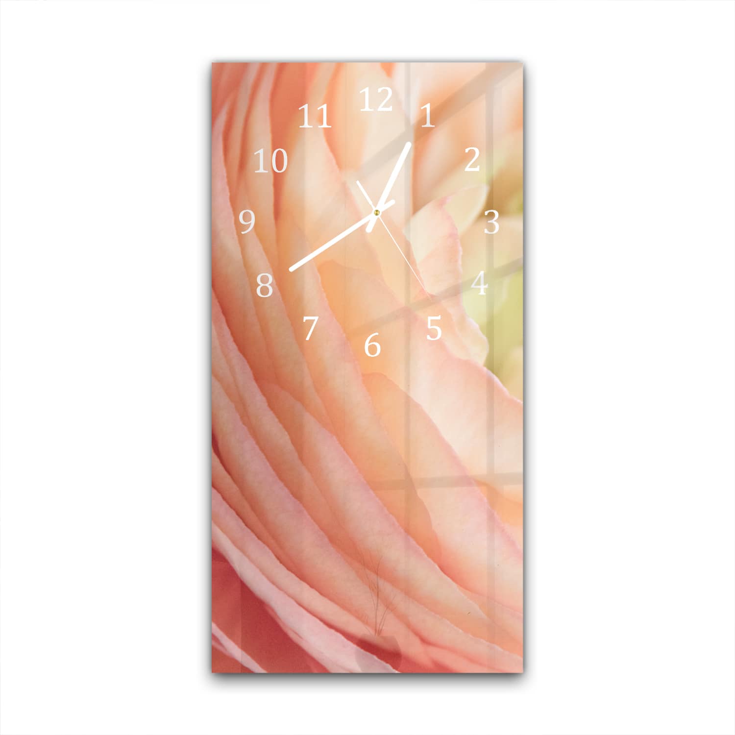 Wanduhr 30x60 - Butterblume Nahaufnahme