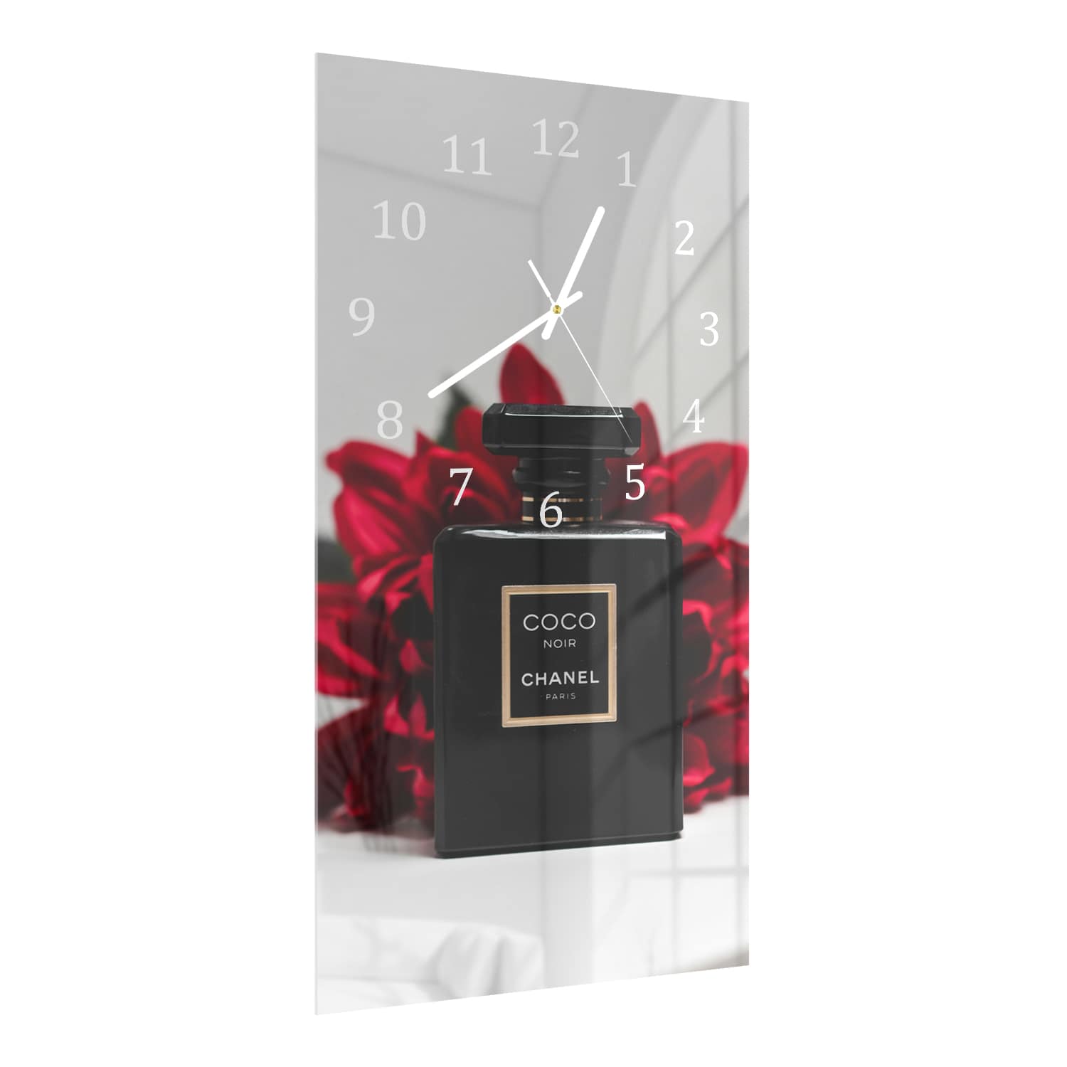 Wanduhr 30x60 - Chanel Parfüm