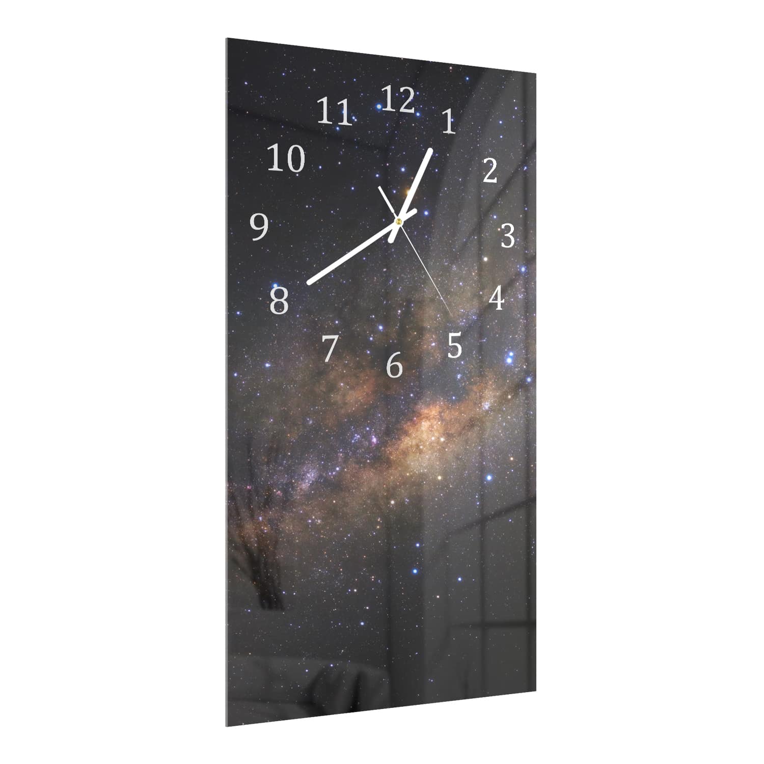 Wanduhr 30x60 - Milchstraße zwischen den Sternen