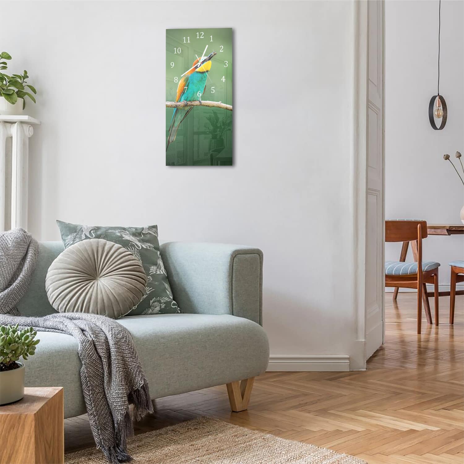 Wanduhr 30x60 - Europäischer Bienenfresser