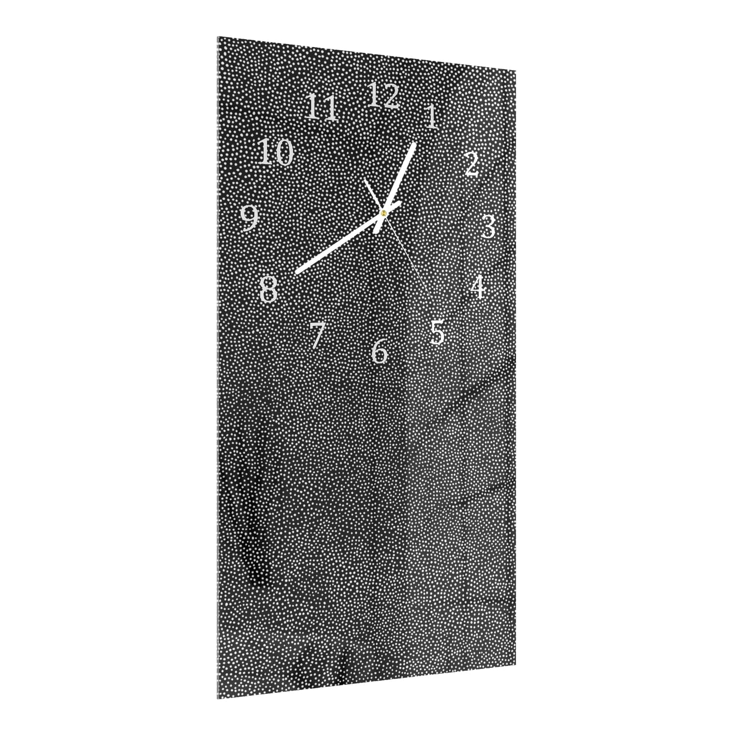 Wanduhr 30x60 - Punkt-Textur