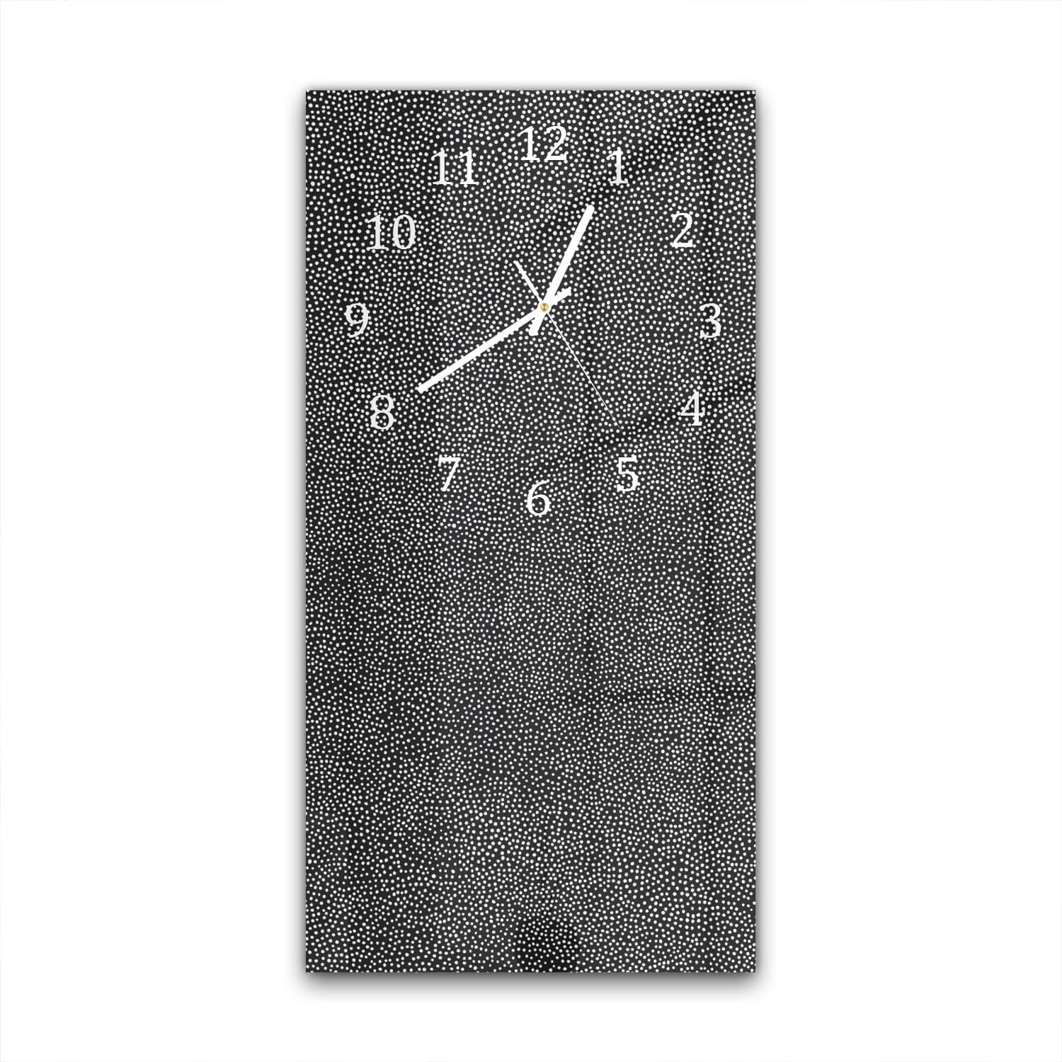 Wanduhr 30x60 - Punkt-Textur