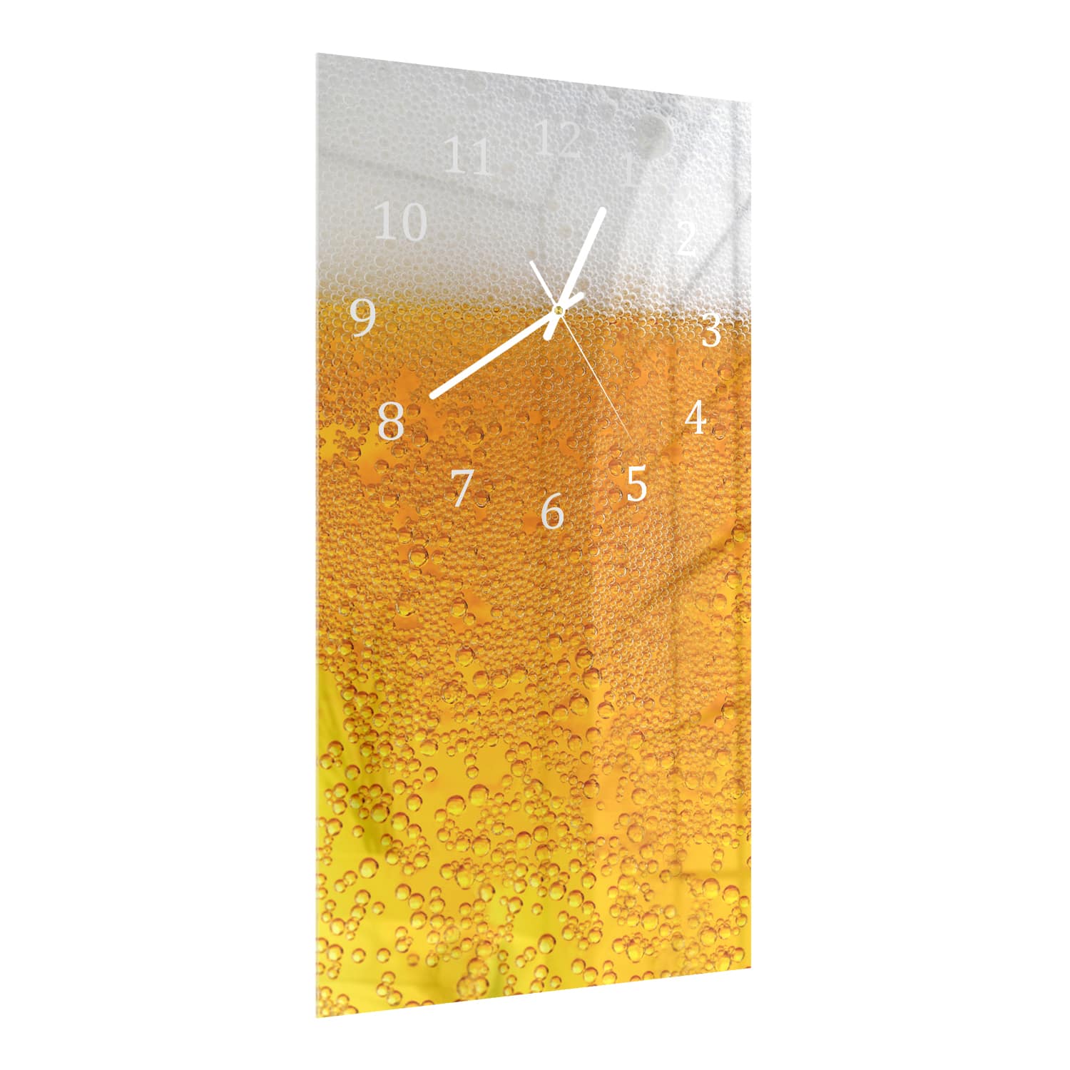Wanduhr 30x60 - Bier