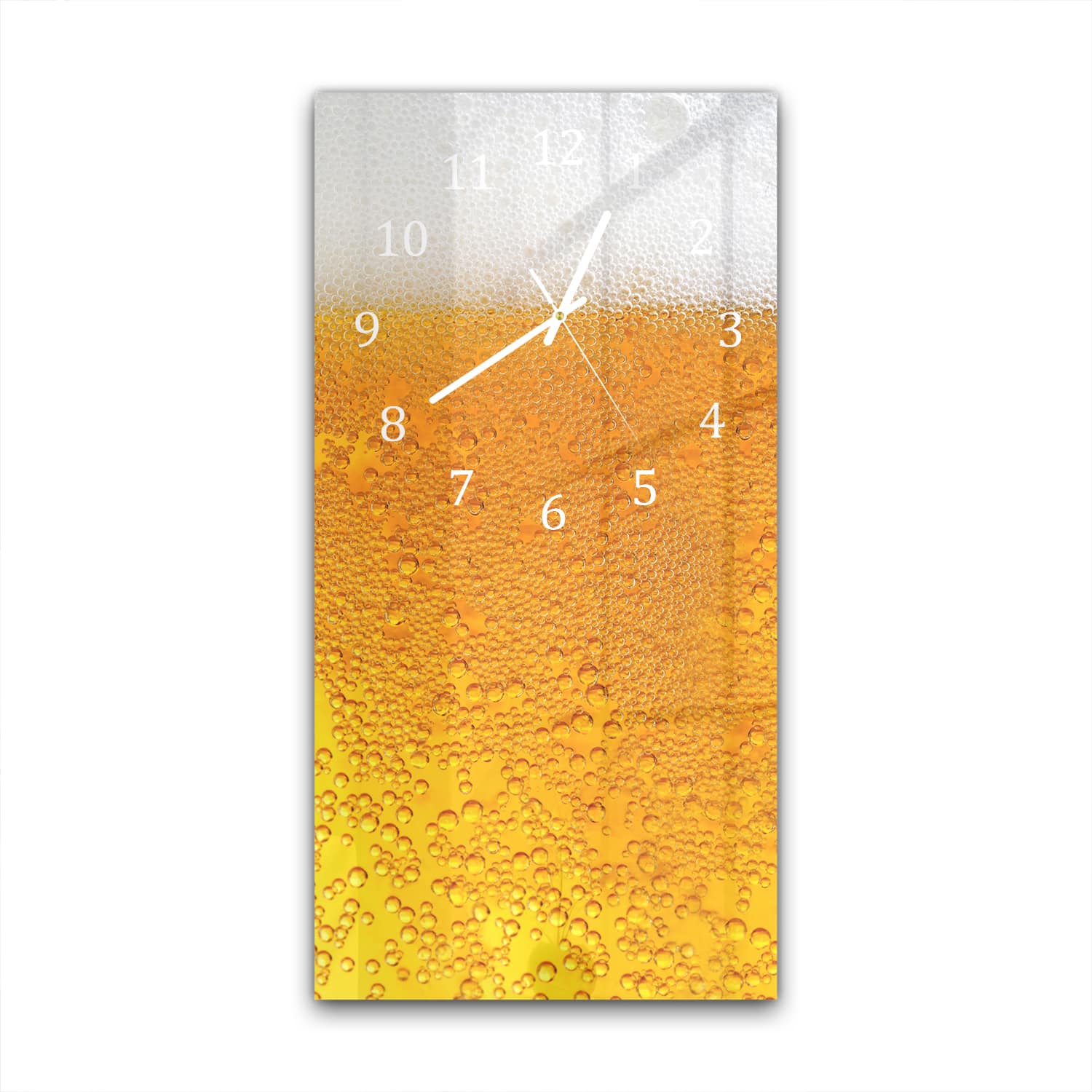Wanduhr 30x60 - Bier
