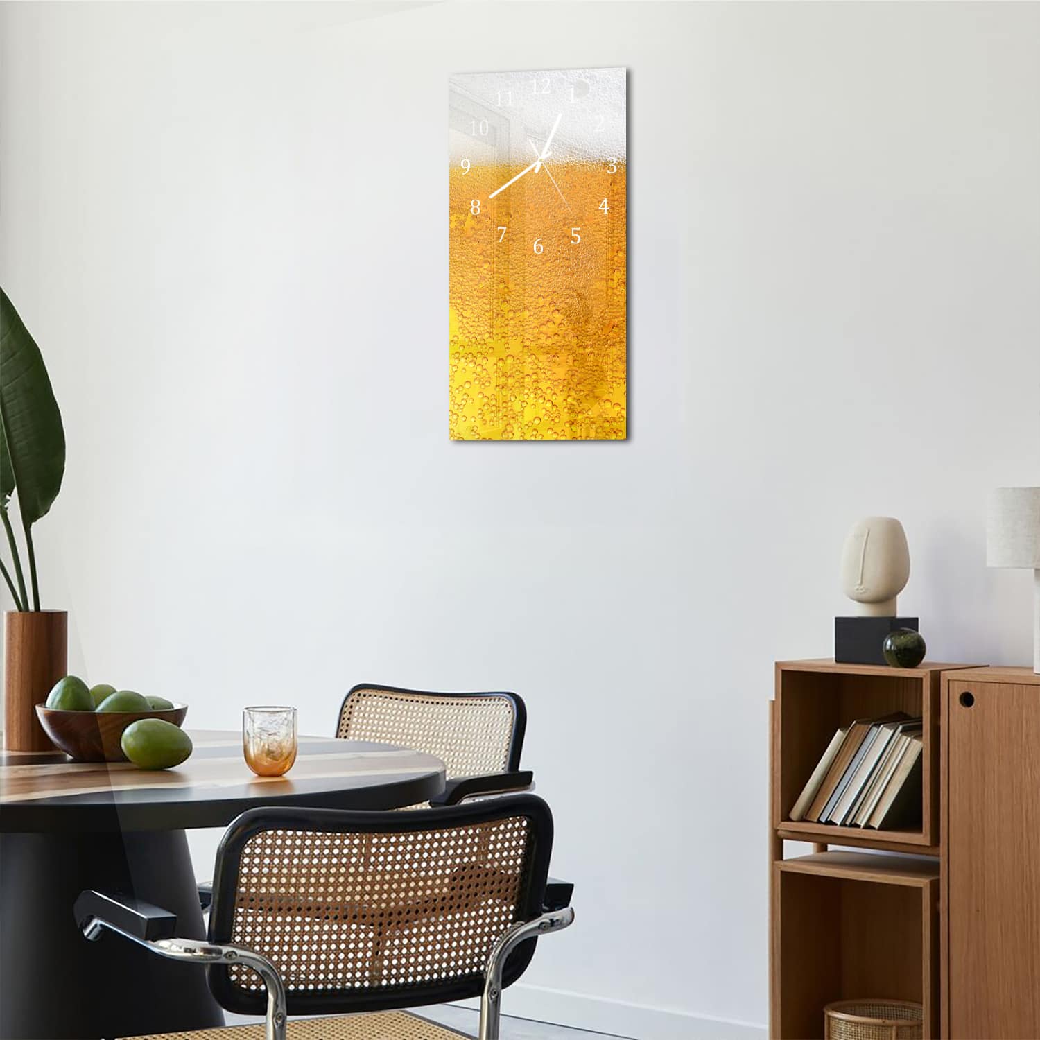 Wanduhr 30x60 - Bier