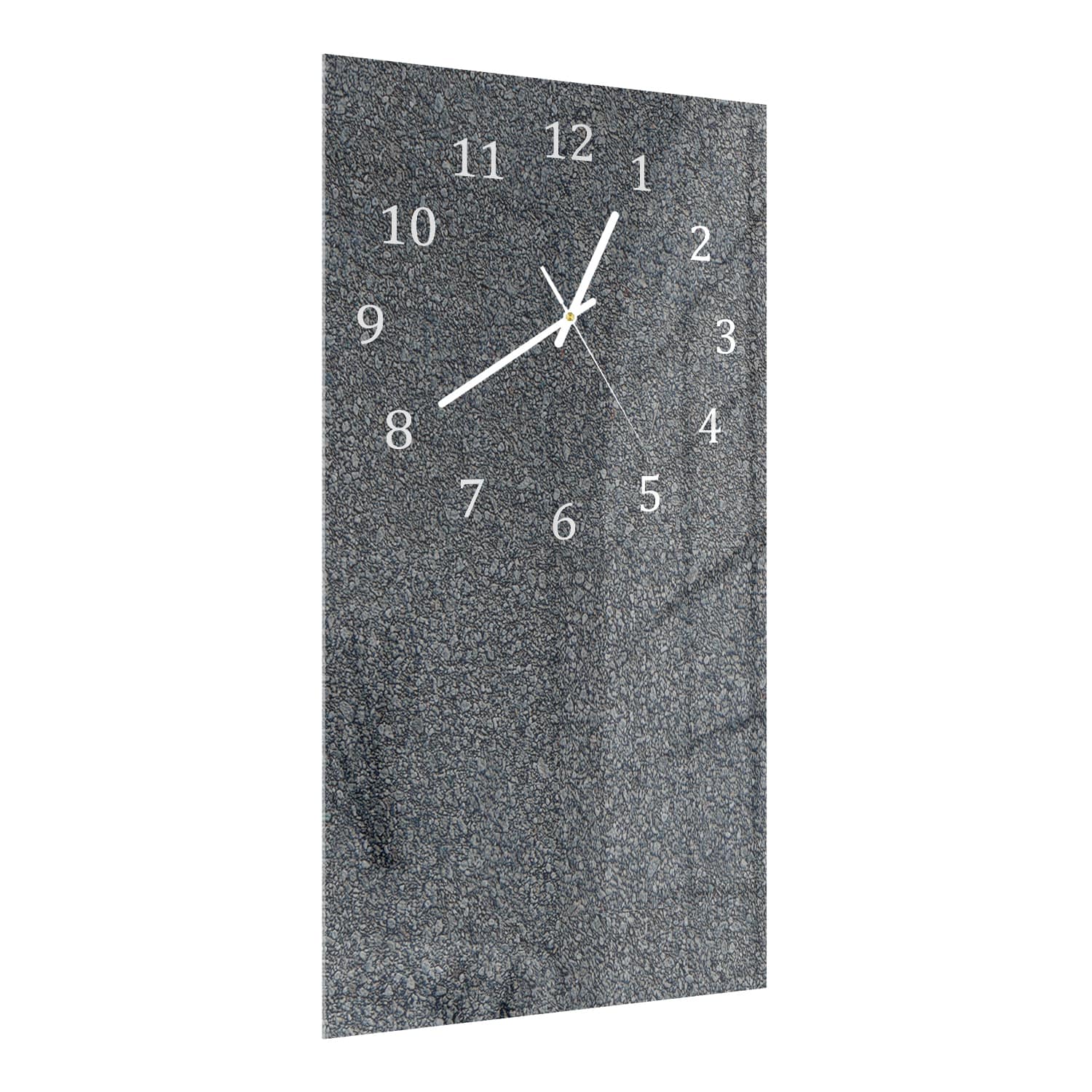 Wanduhr 30x60 - Feine Kopfsteinpflaster