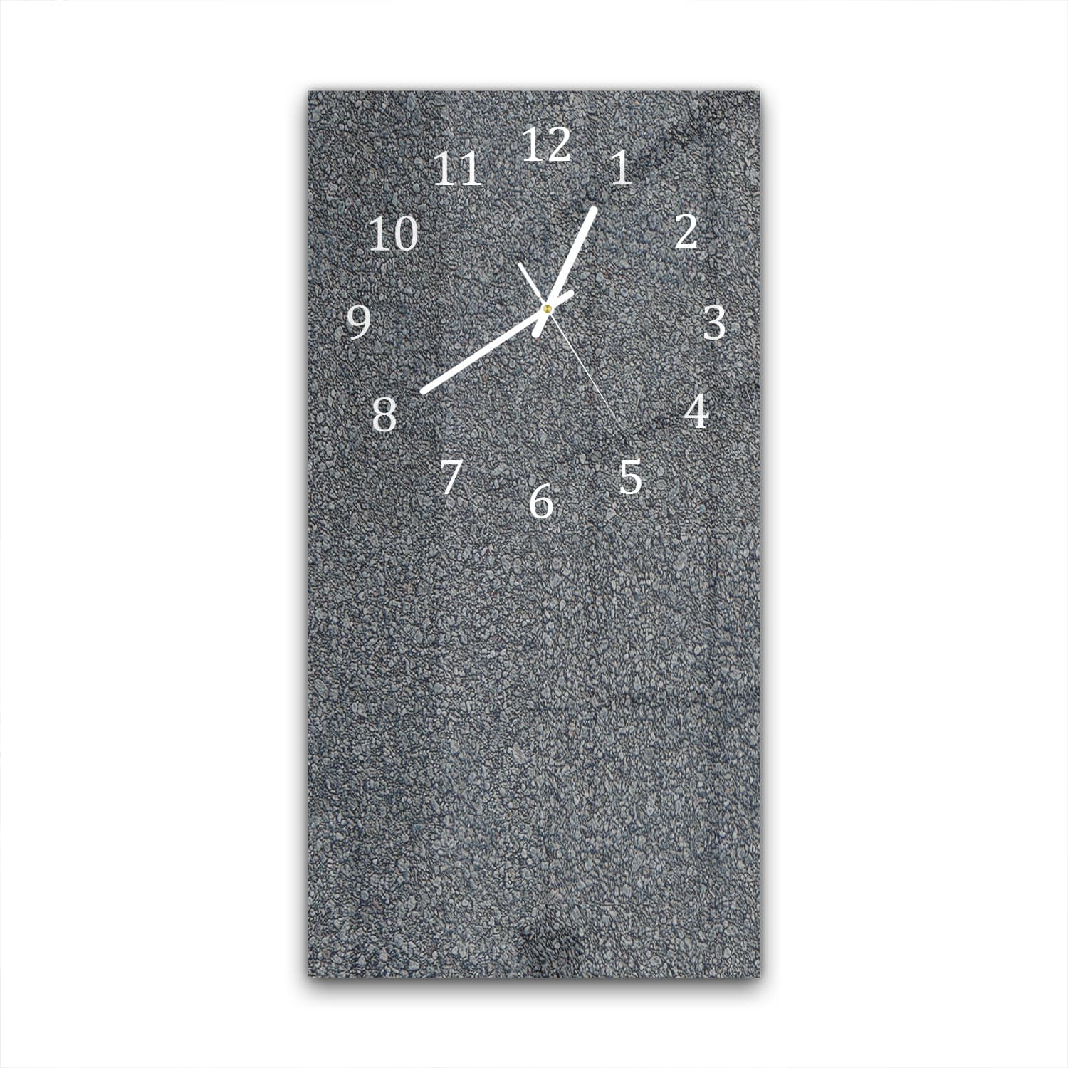 Wanduhr 30x60 - Feine Kopfsteinpflaster