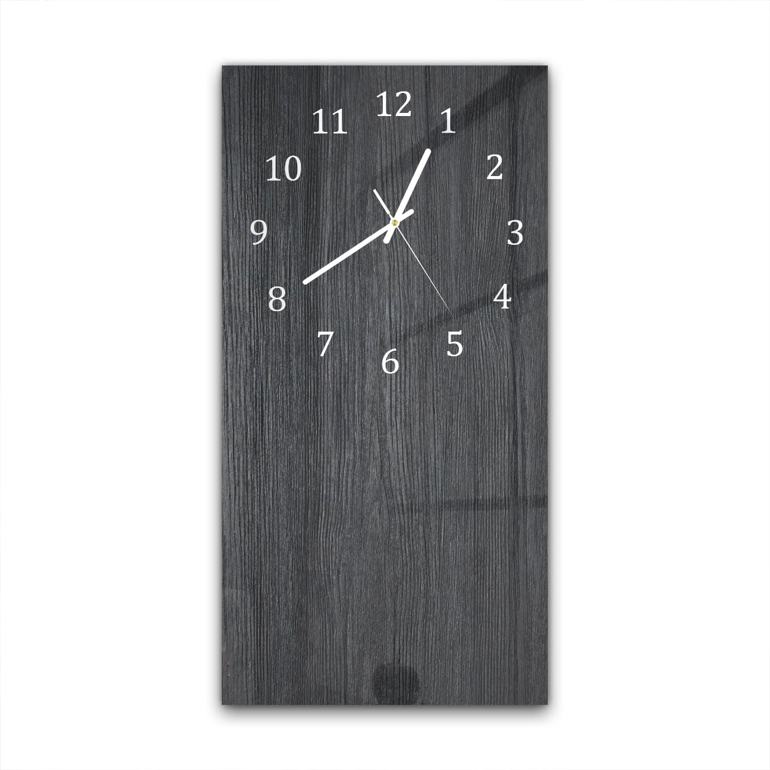 Wanduhr 30x60 - Dunkles Holz