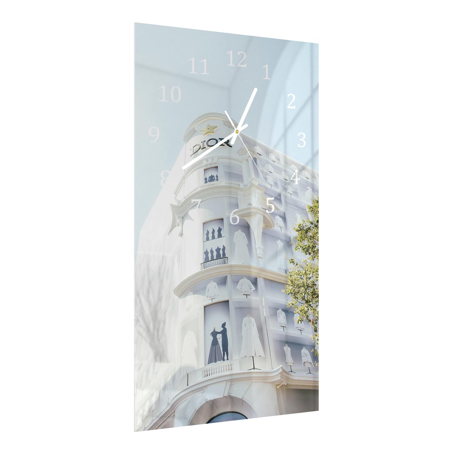 Wanduhr 30x60 - Dior-Gebäude