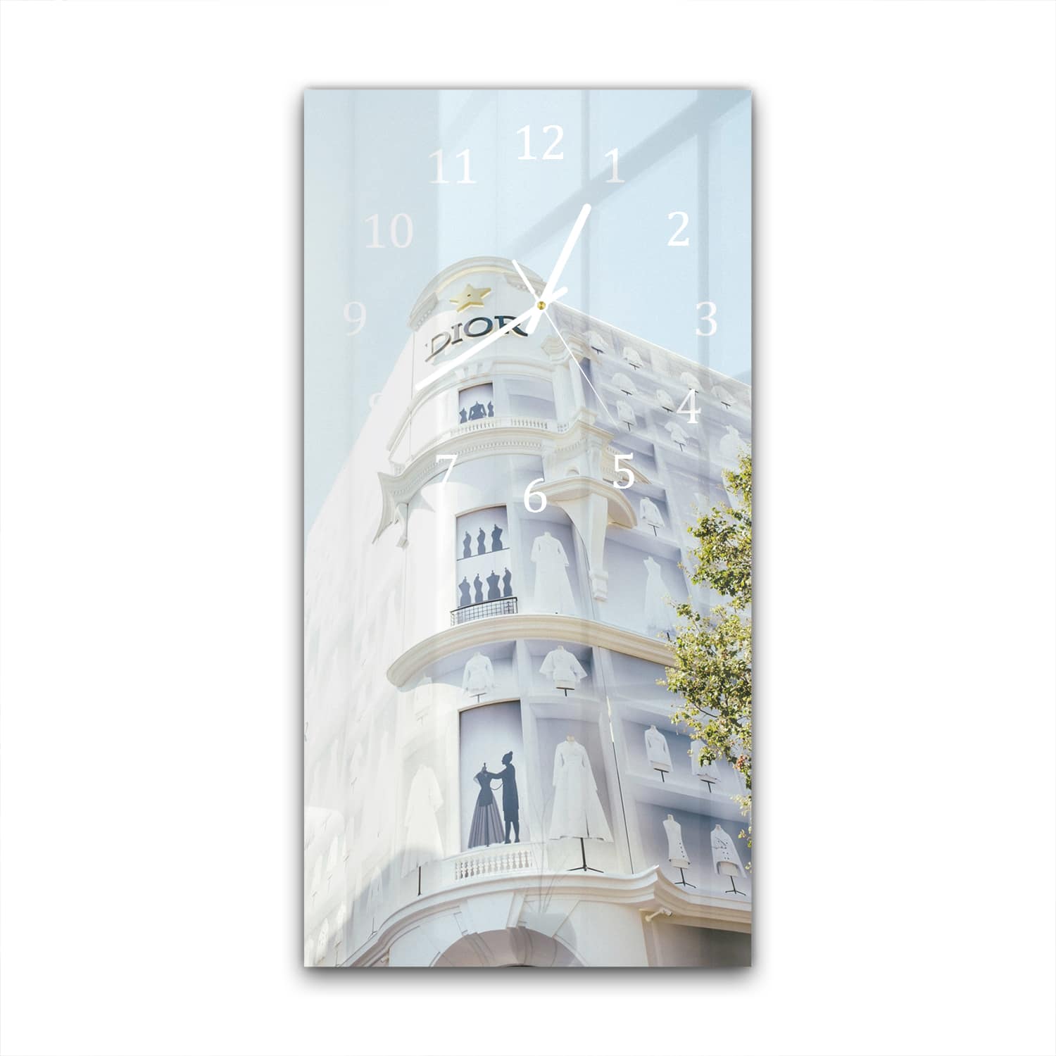 Wanduhr 30x60 - Dior-Gebäude