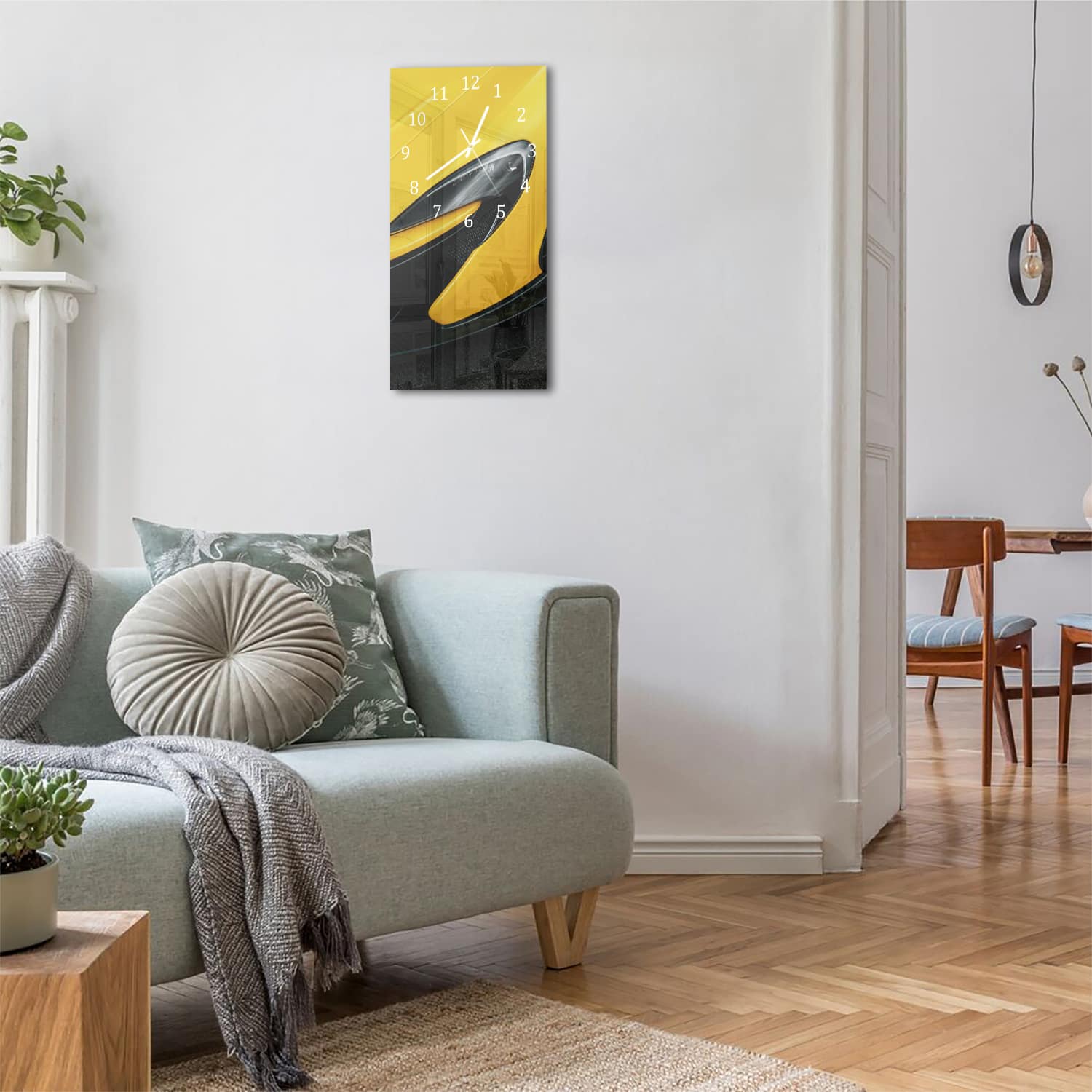 Wanduhr 30x60 - McLaren Scheinwerfer