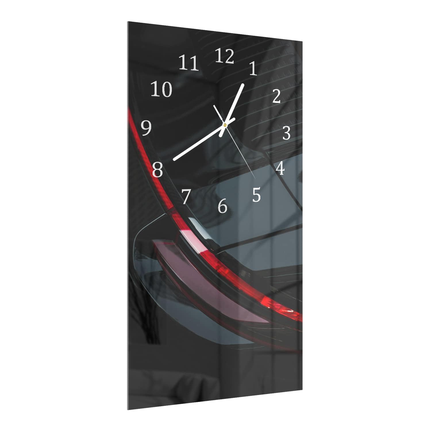 Wanduhr 30x60 - Porsche-Rücklicht