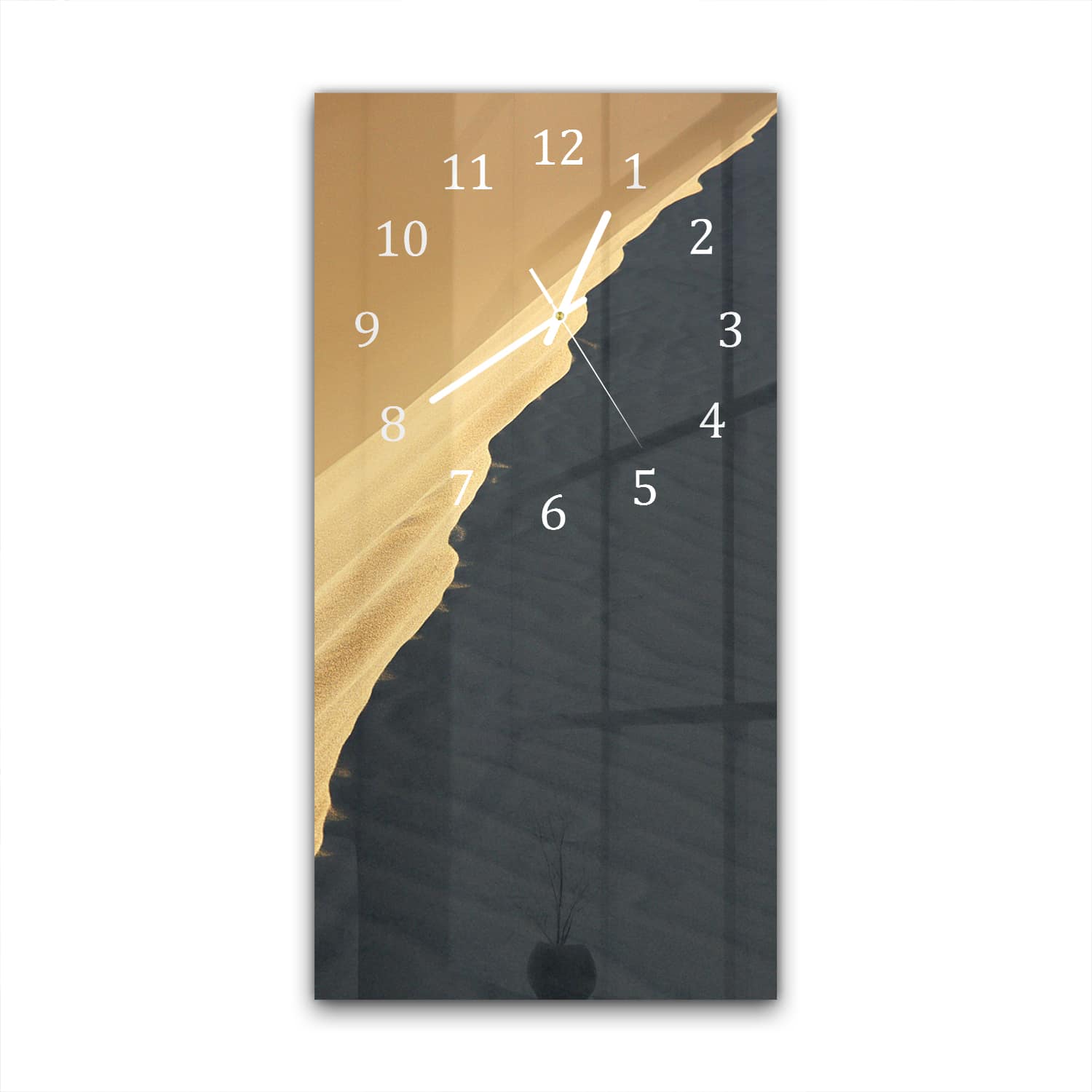 Wanduhr 30x60 - Sonnige Sanddüne