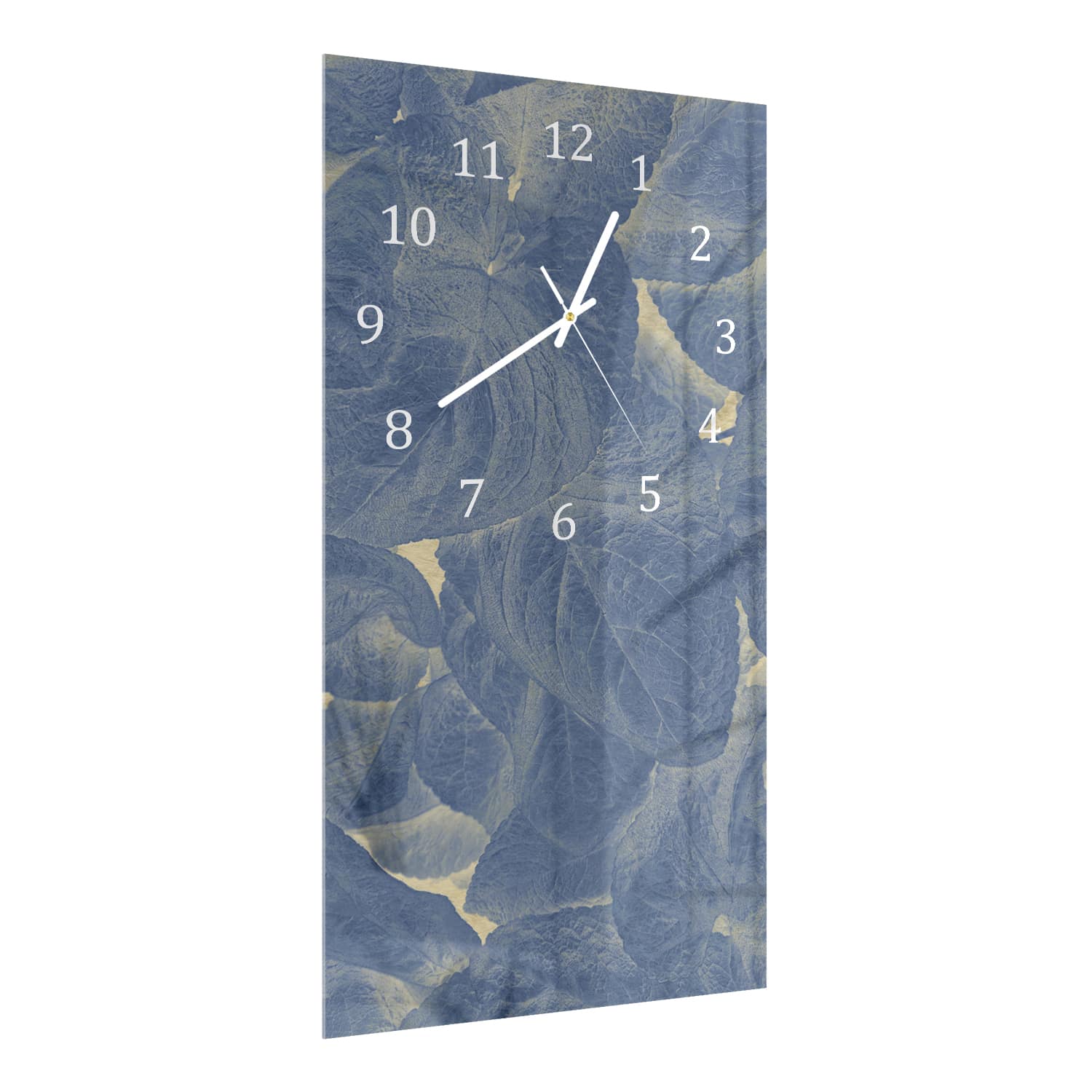 Wanduhr 30x60 - Textur der Blätter