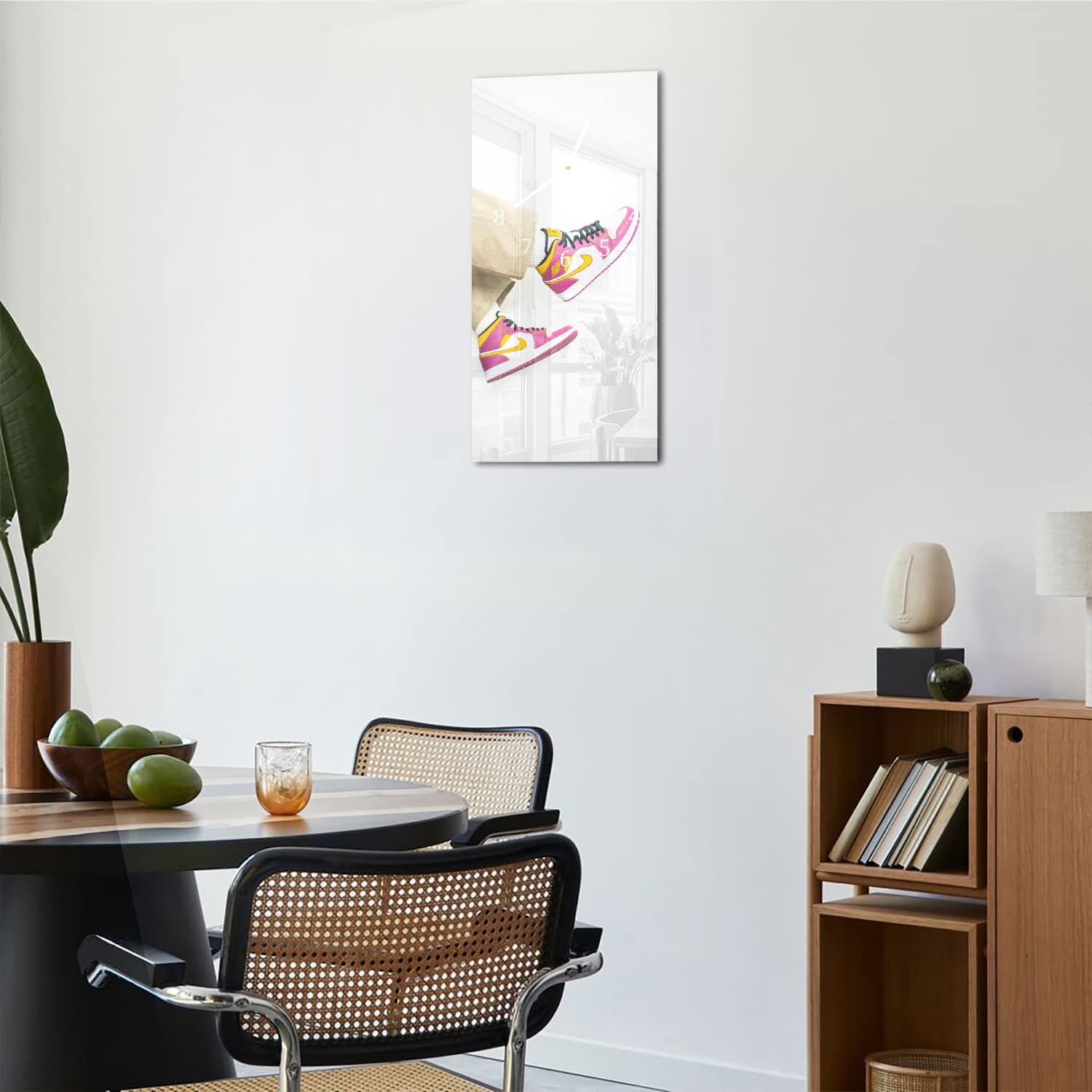 Wanduhr 30x60 - Rosa Jordans