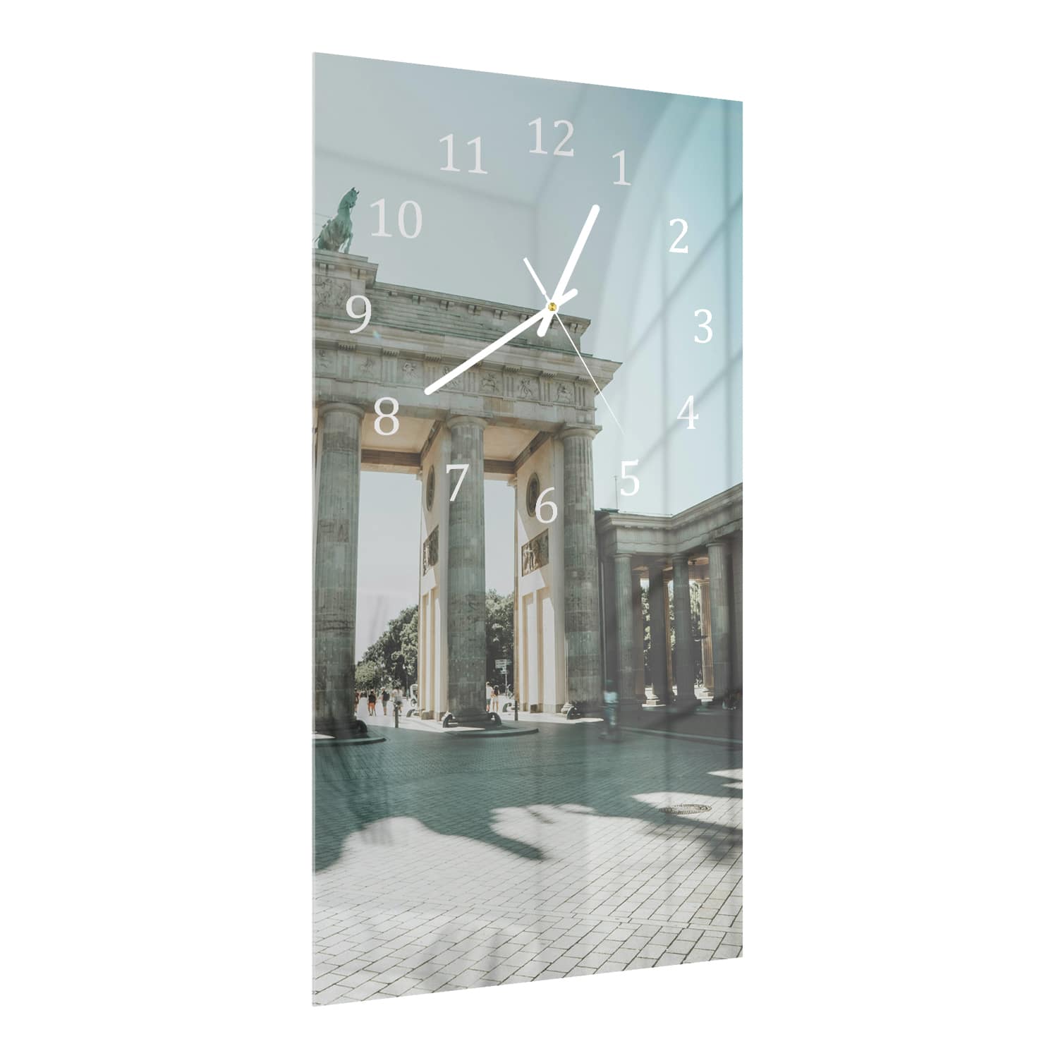 Wanduhr 30x60 - Brandenburger Tor