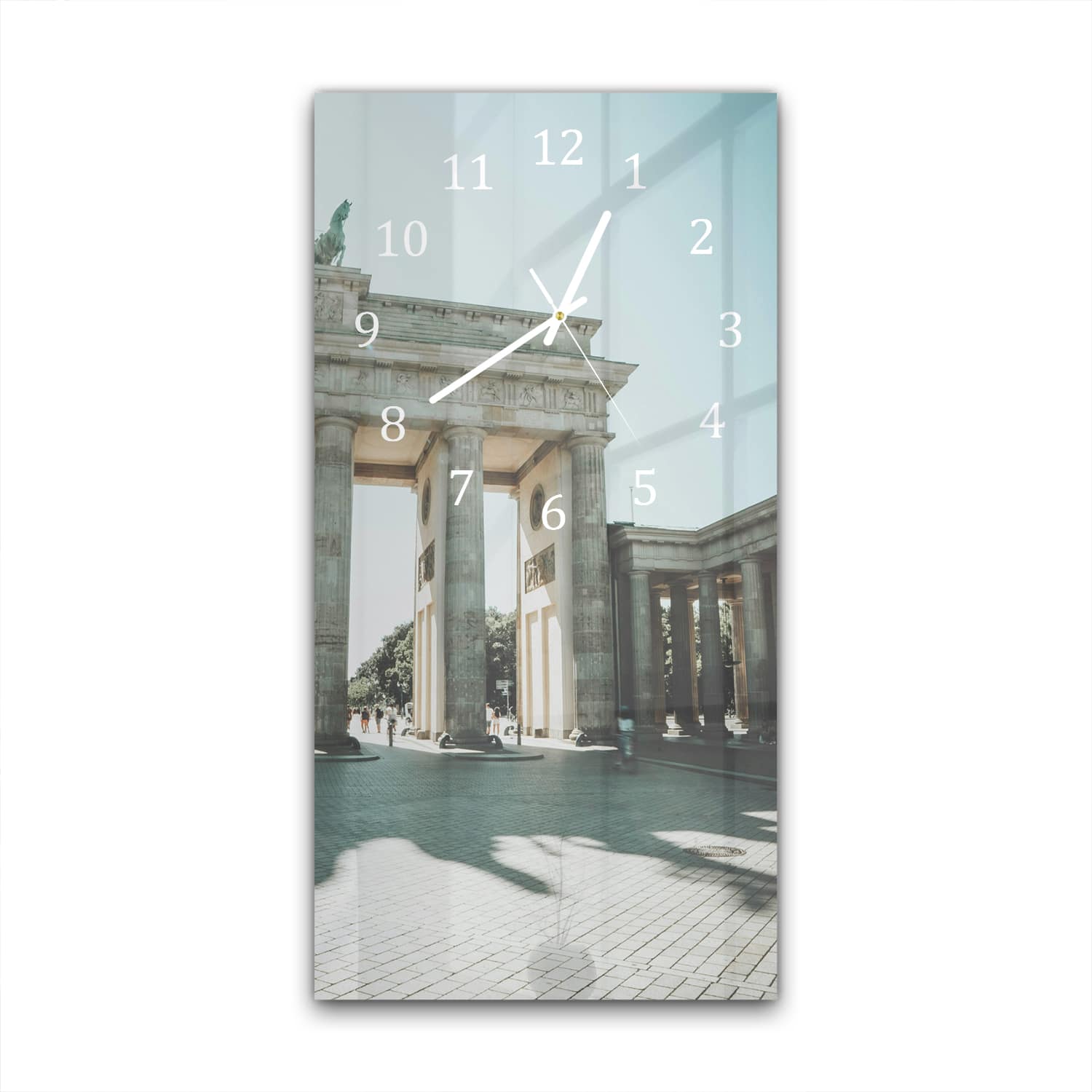 Wanduhr 30x60 - Brandenburger Tor
