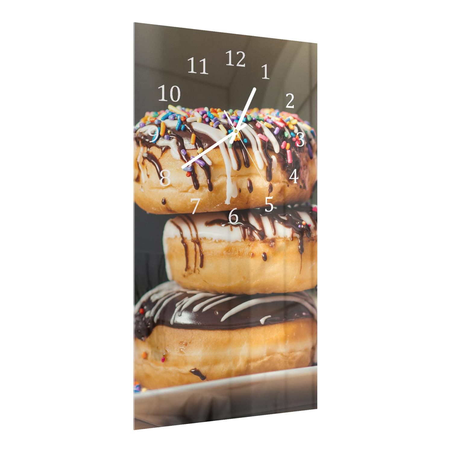 Wanduhr 30x60 - Donuts